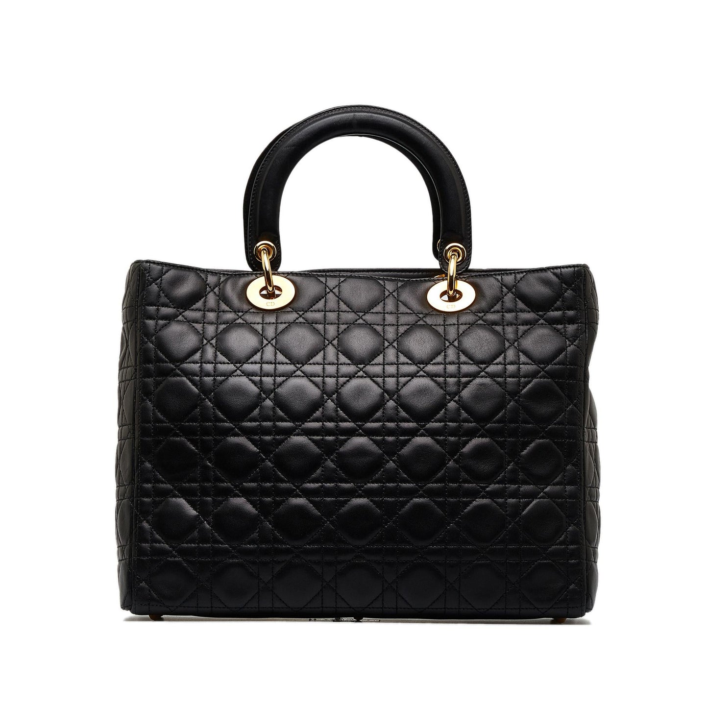 Dior Large Lambskin Cannage Lady Dior (SHG-V97ffY)