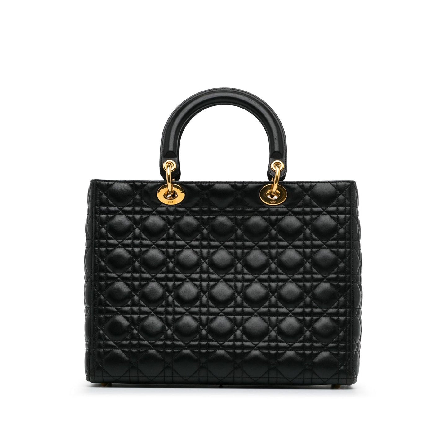 Dior Large Lambskin Cannage Lady Dior (SHG-Hbpskq)