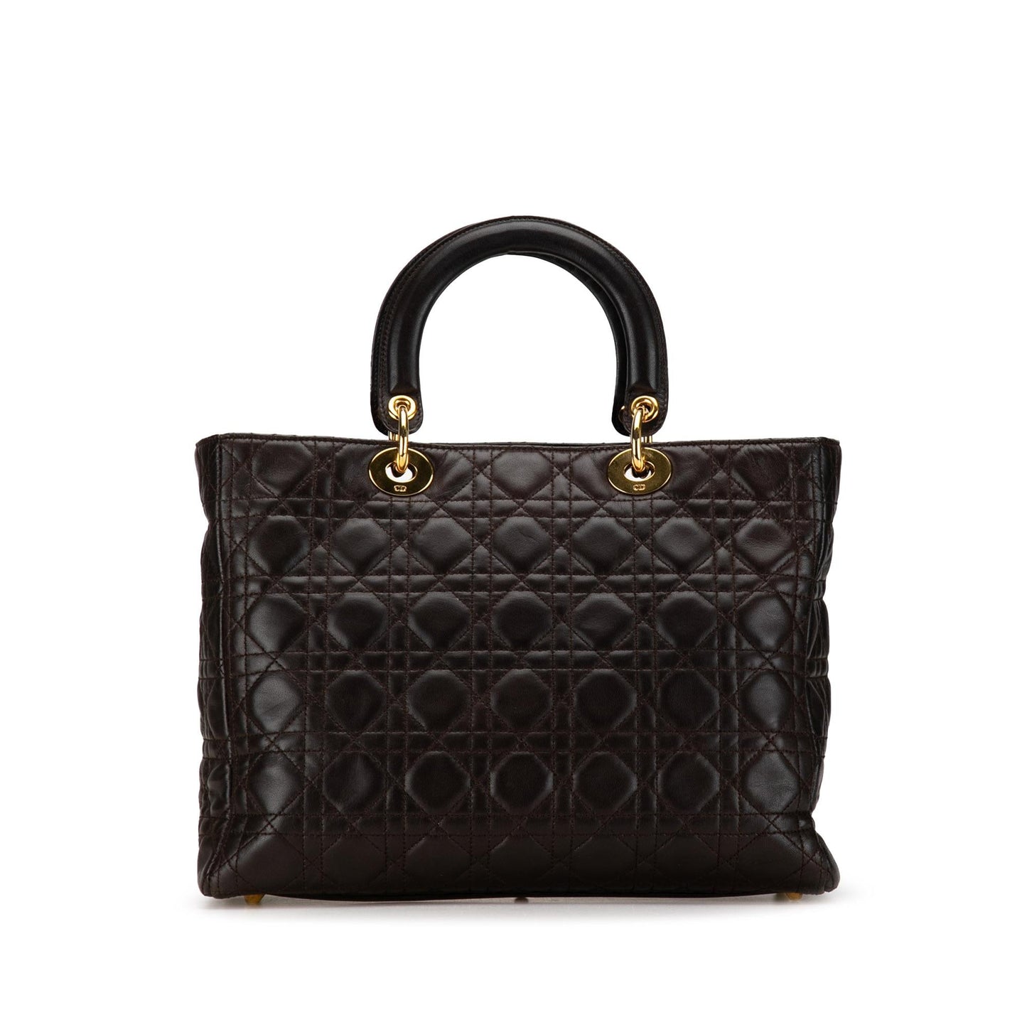 Dior Large Lambskin Cannage Lady Dior (SHG-cx7OVd)