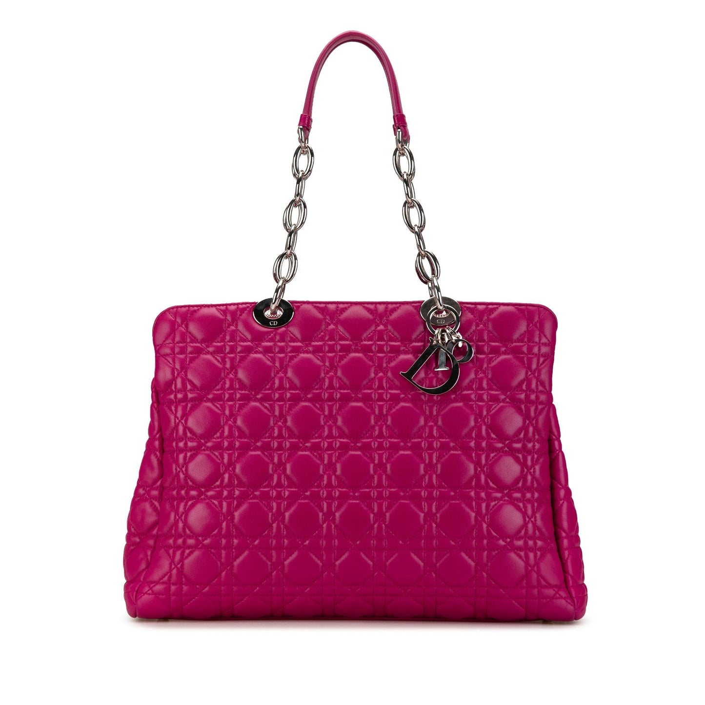 Dior Large Lambskin Cannage Soft Zipped Shopping Tote (SHG-TemZEe)