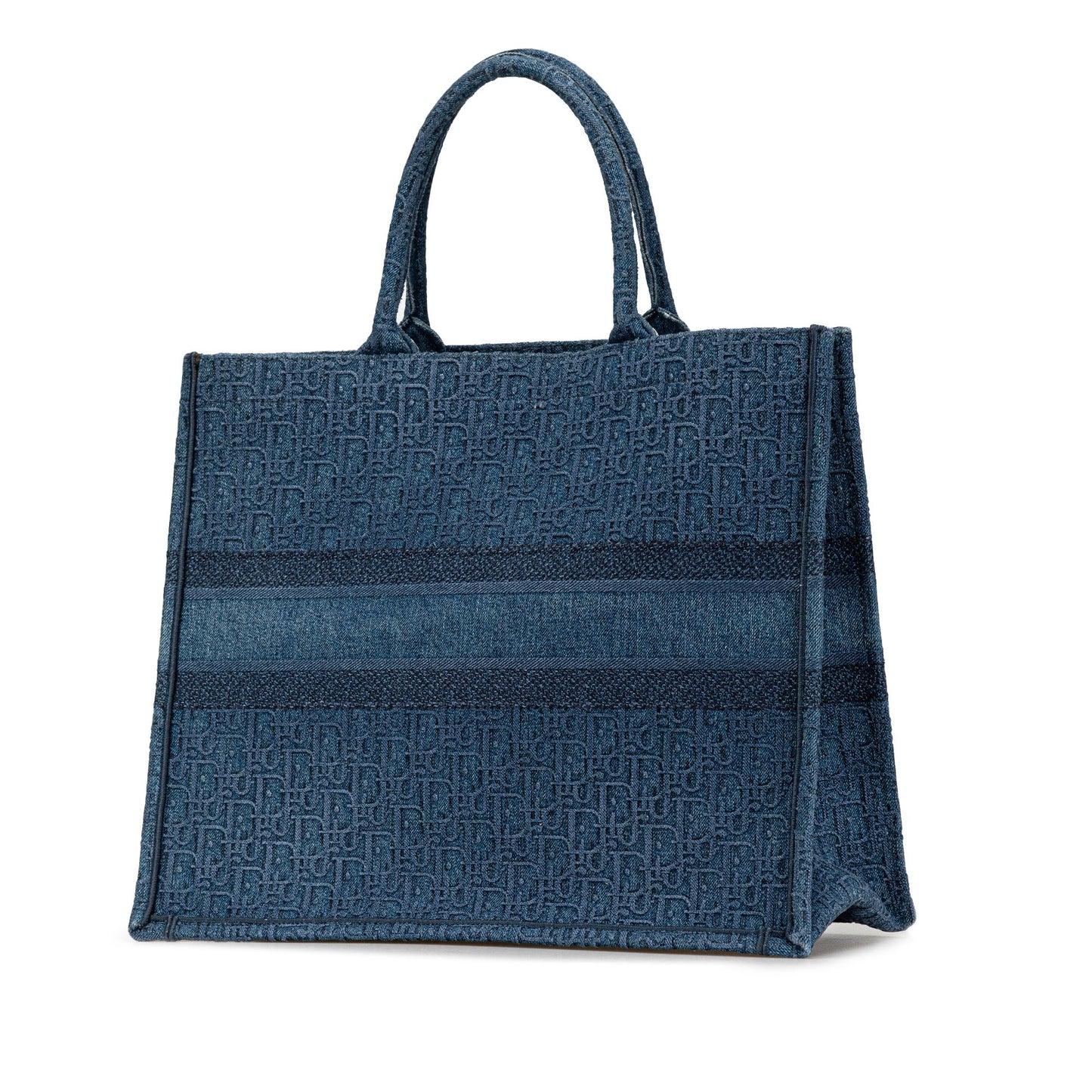 Dior Large Oblique Denim Book Tote (SHG-2aRetf)