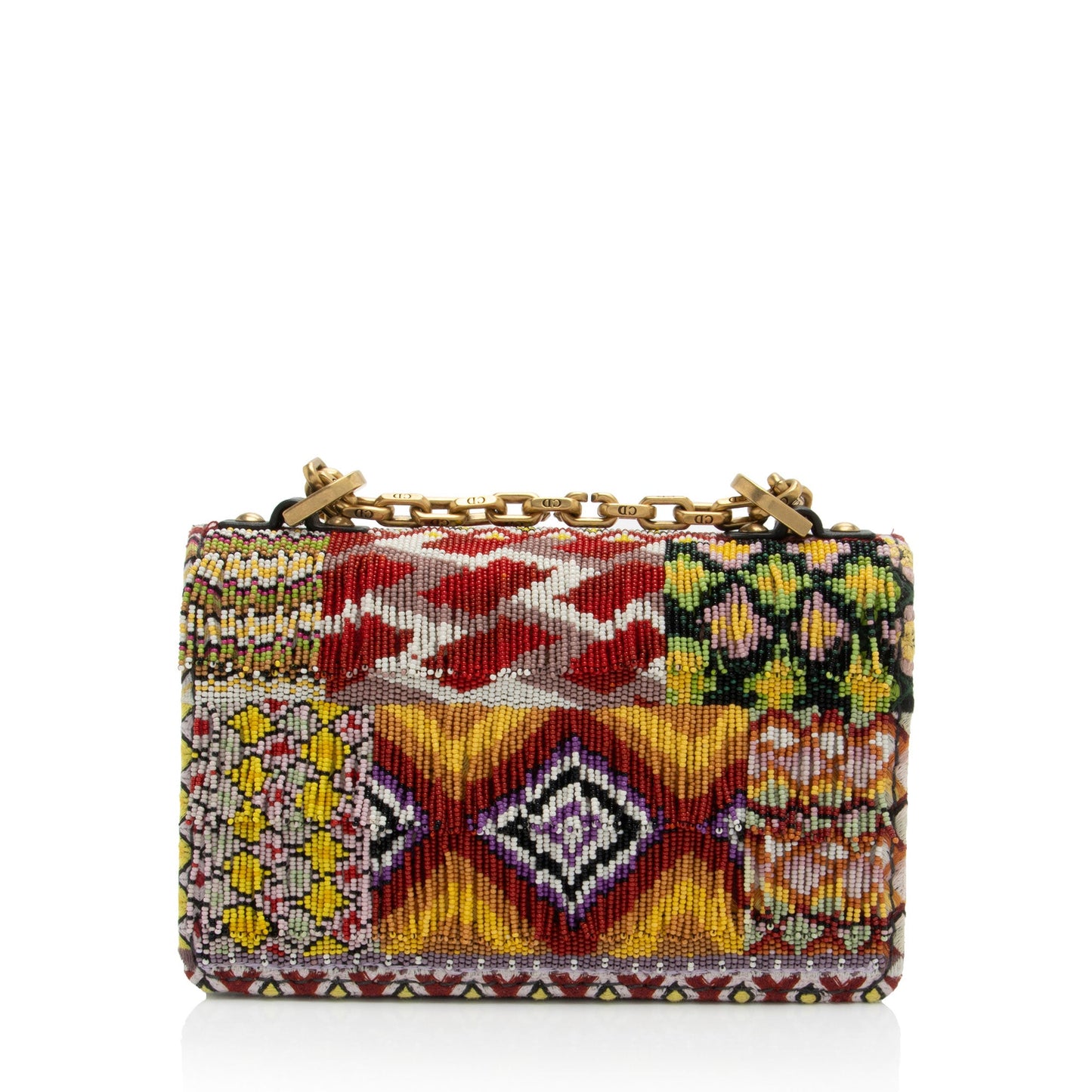 Dior Leather Beaded J'adior Flap Bag (SHF-bgcNXp)