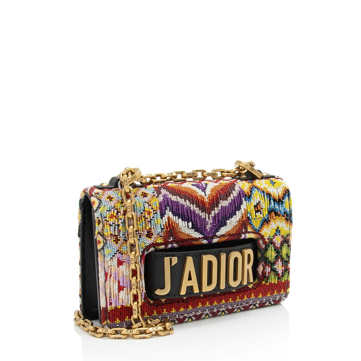 Dior Leather Beaded J'adior Flap Bag (SHF-bgcNXp)