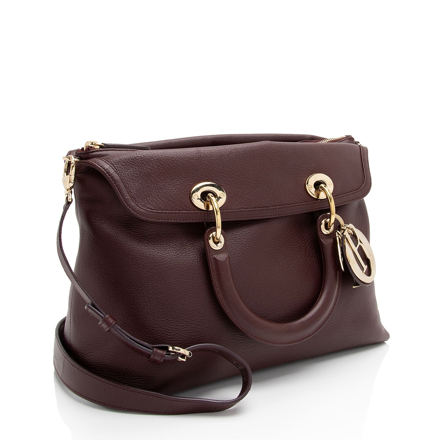 Dior Leather Granville Medium Tote (SHF-d6z01R)