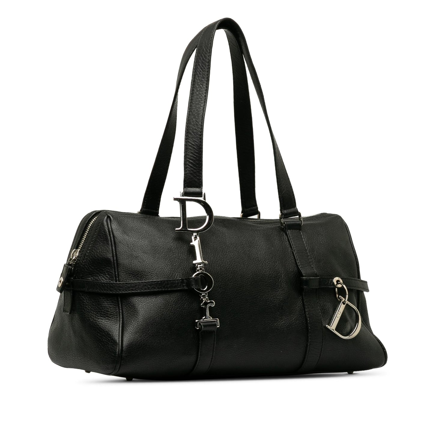 Dior Leather Logo Charms Handbag (SHG-fL9Dpl)