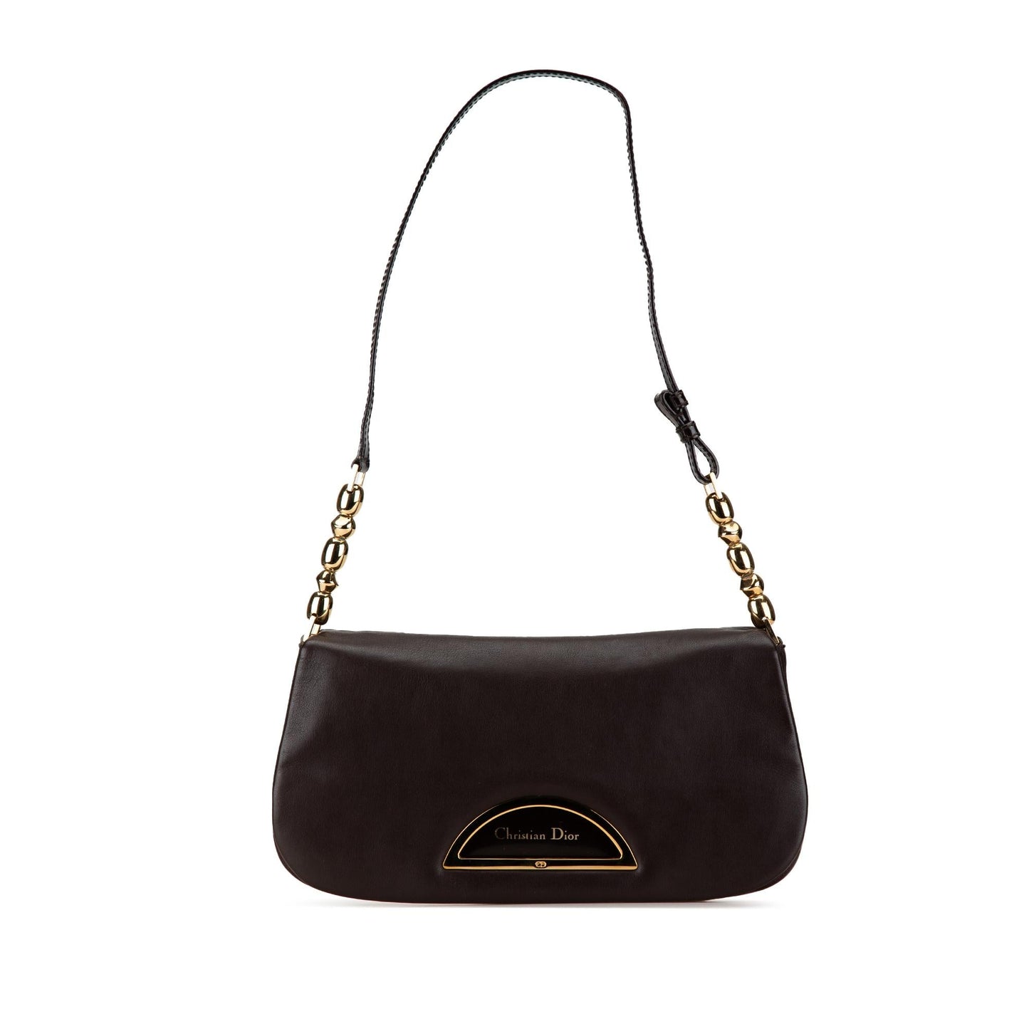 Dior Leather Malice Flap Shoulder Bag (SHG-WclOgO)