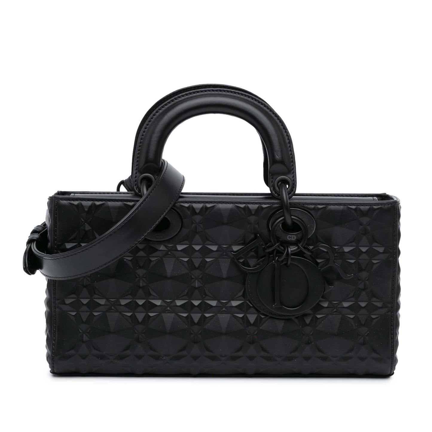 Dior Medium Calfskin Cannage Diamond Lady D Joy (SHG-0FjalQ)