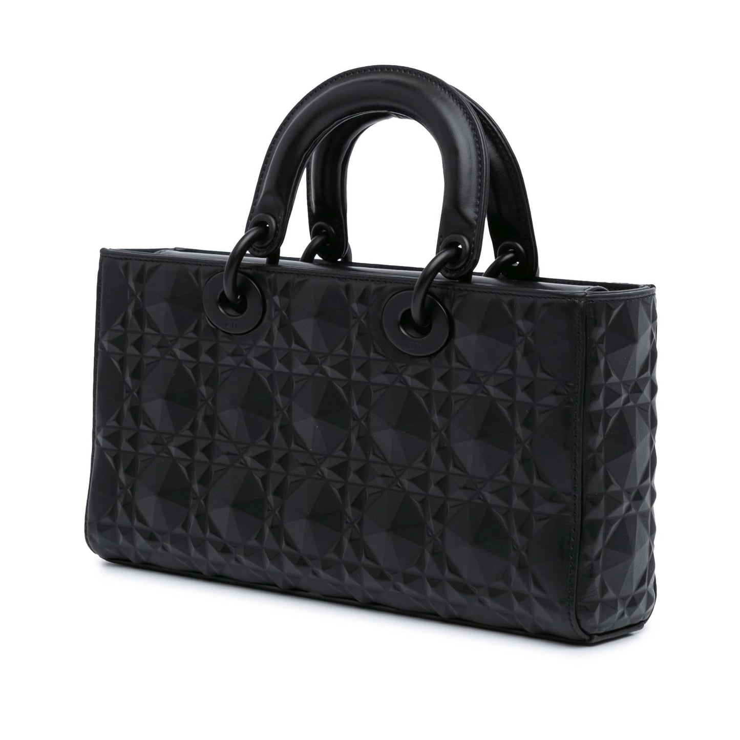 Dior Medium Calfskin Cannage Diamond Lady D Joy (SHG-0FjalQ)