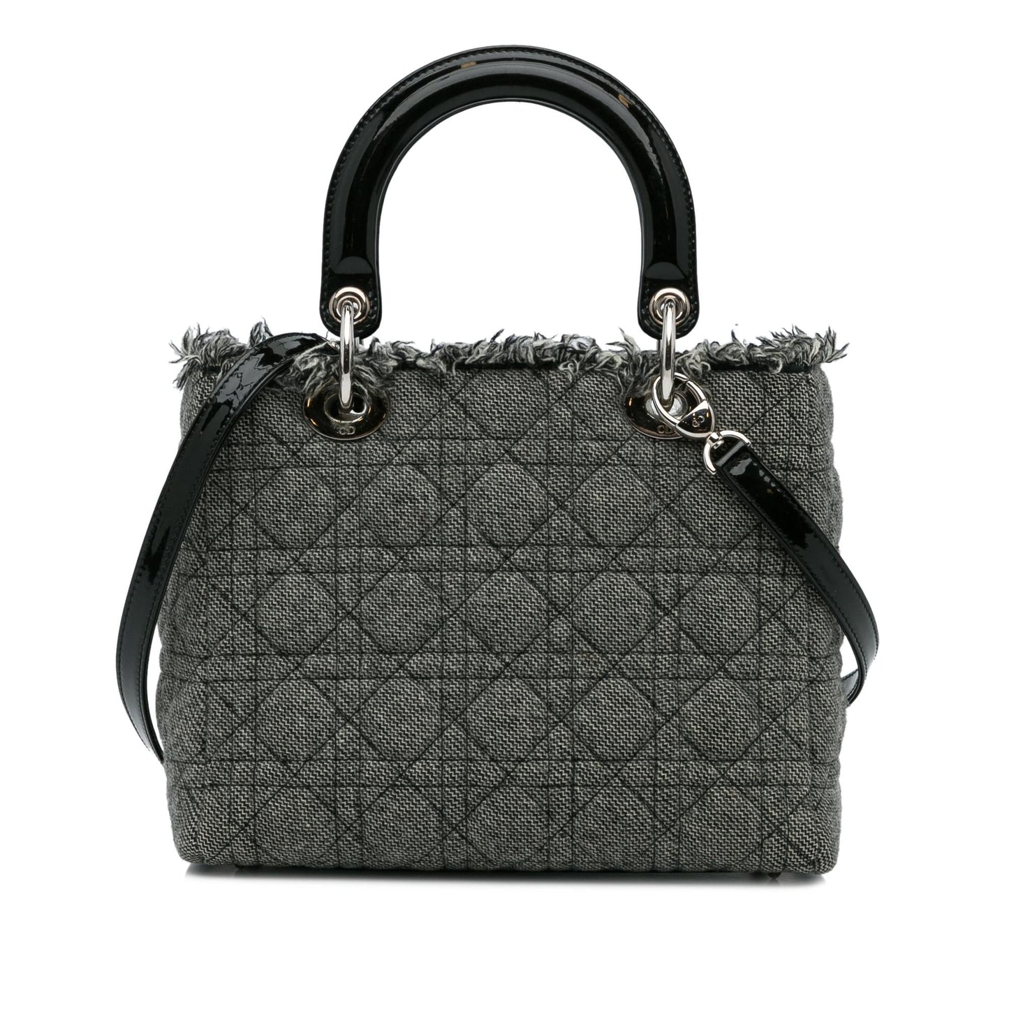 Dior Medium Cannage Tweed Lady Dior (SHG-7omg39)