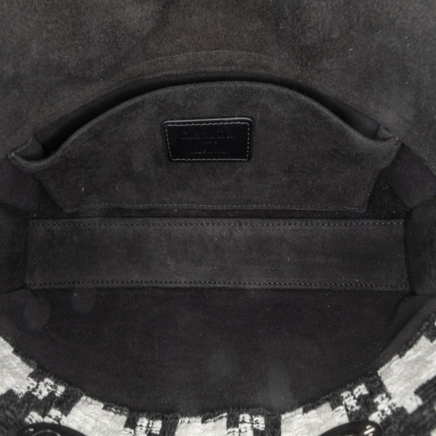 Dior Medium Canvas Macro Houndstooth Lady D Joy (SHG-4ki8ka)
