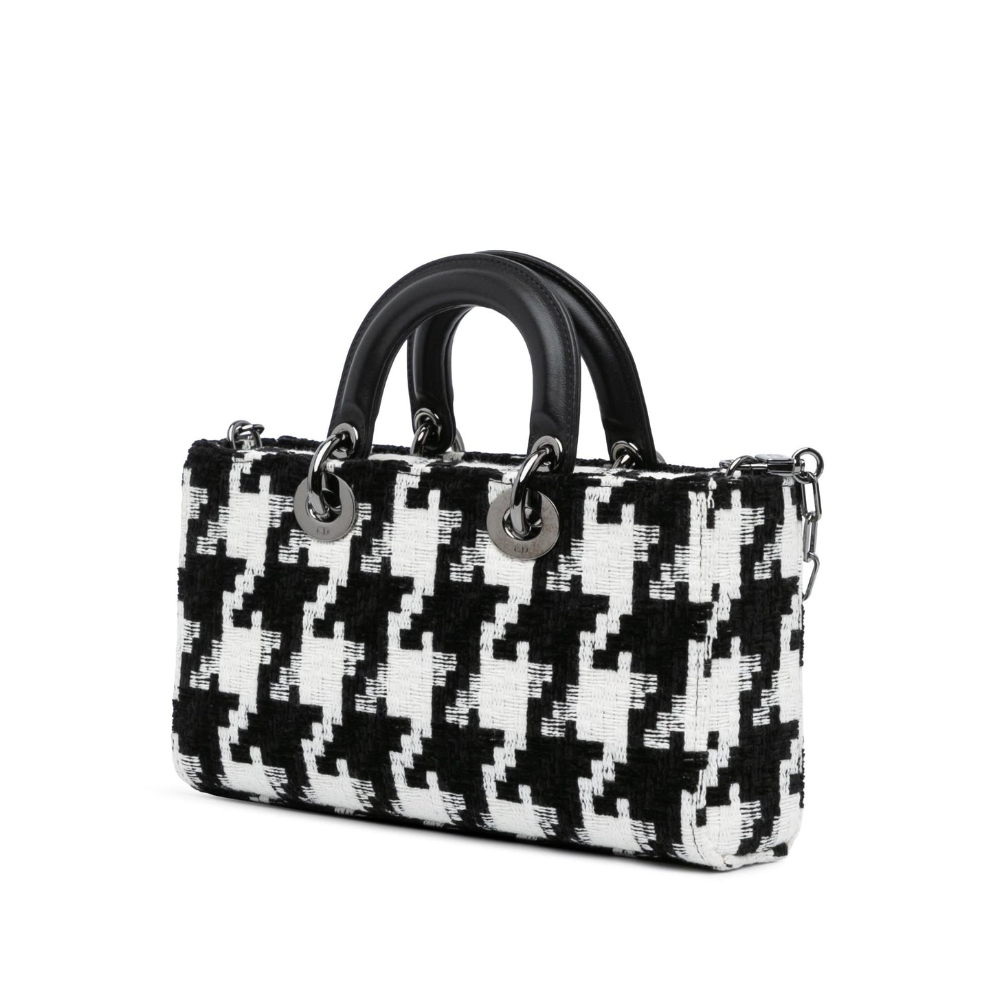 Dior Medium Canvas Macro Houndstooth Lady D Joy (SHG-4ki8ka)