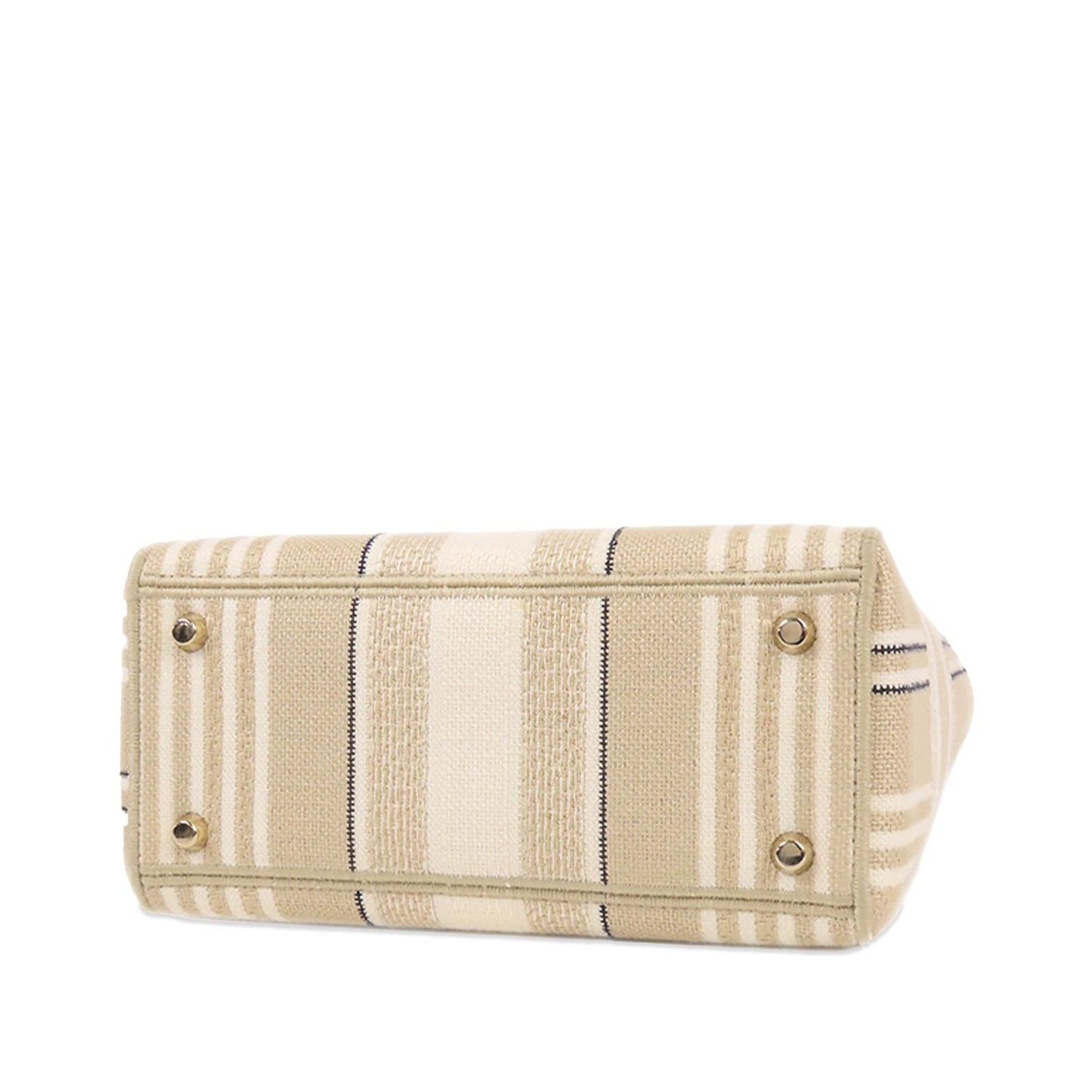 Dior Medium Canvas Striped Lady D-Lite (SHG-u2rP87)