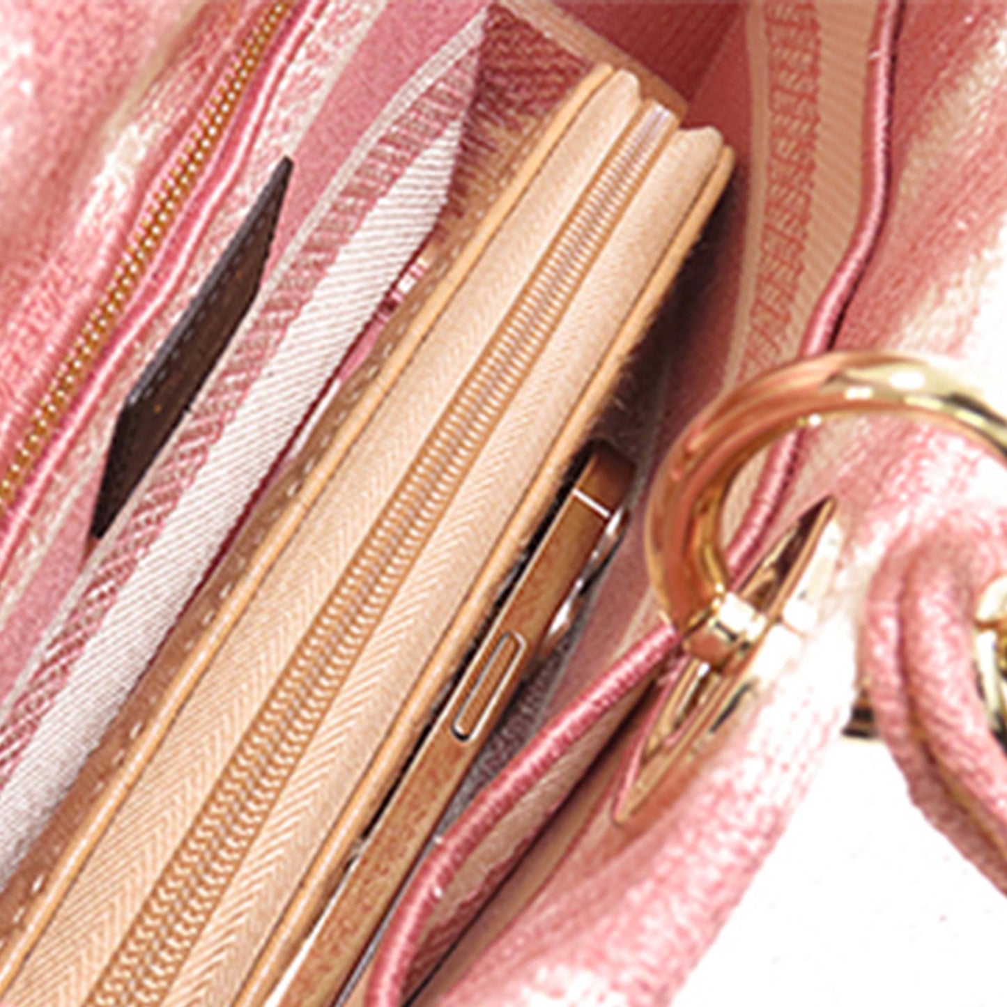 Dior Medium D-Stripes Lady D-Lite (SHG-n0Pvbc)