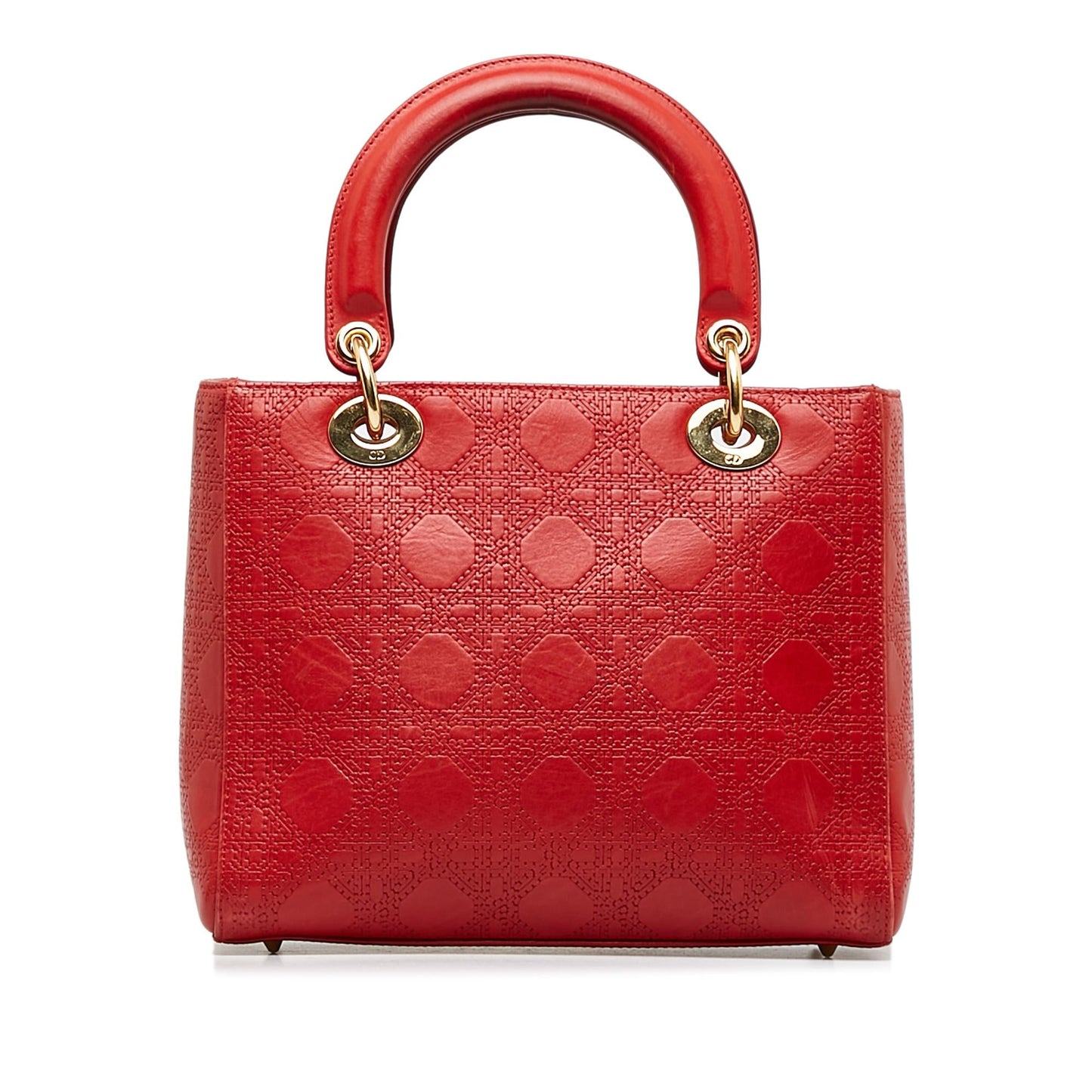 Dior Medium Embossed Lambskin Cannage Lady Dior (SHG-TJrJcj)
