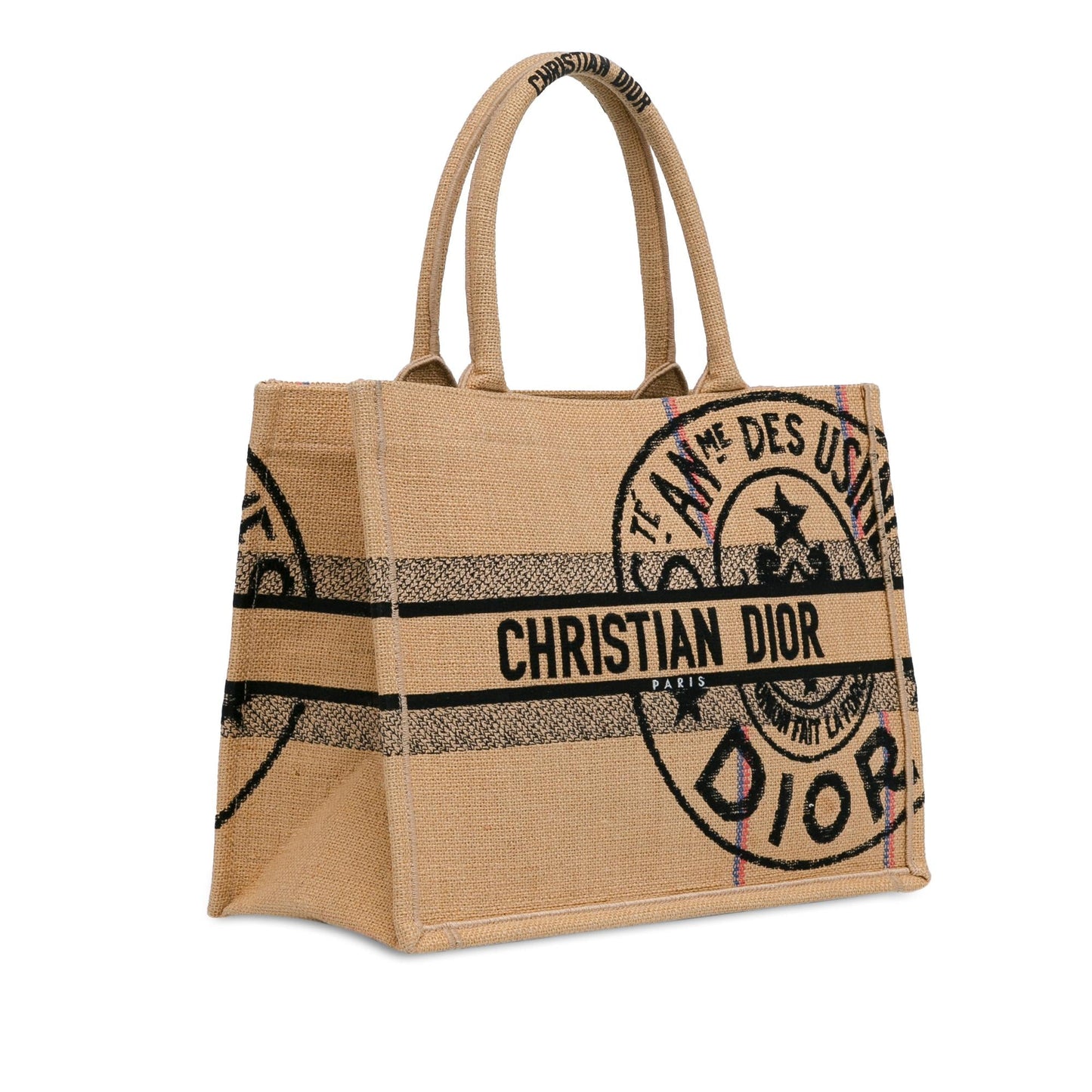 Dior Medium Jute Book Tote (SHG-zK2zwE)