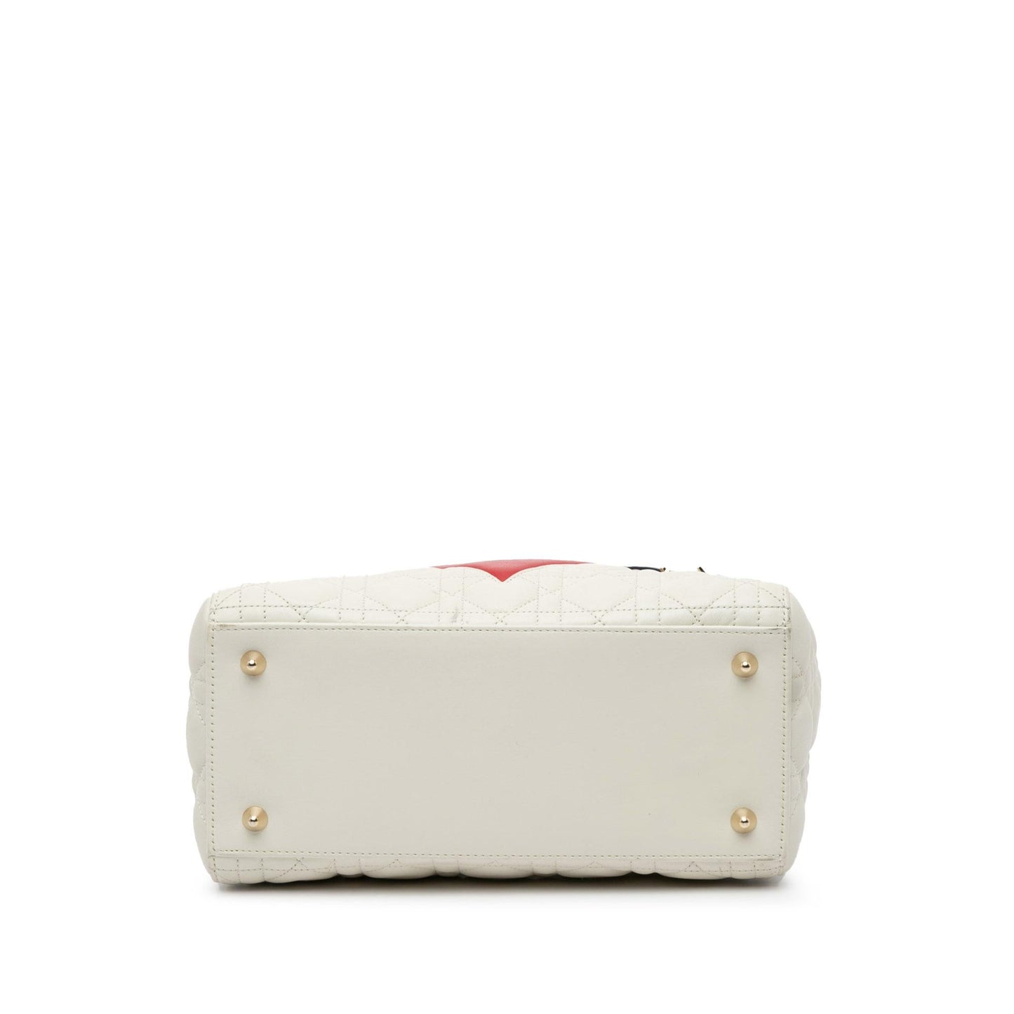 Dior Medium Lambskin Cannage Dioramour Chinese Valentines Lady Dior (SHG-3rVC8Z)