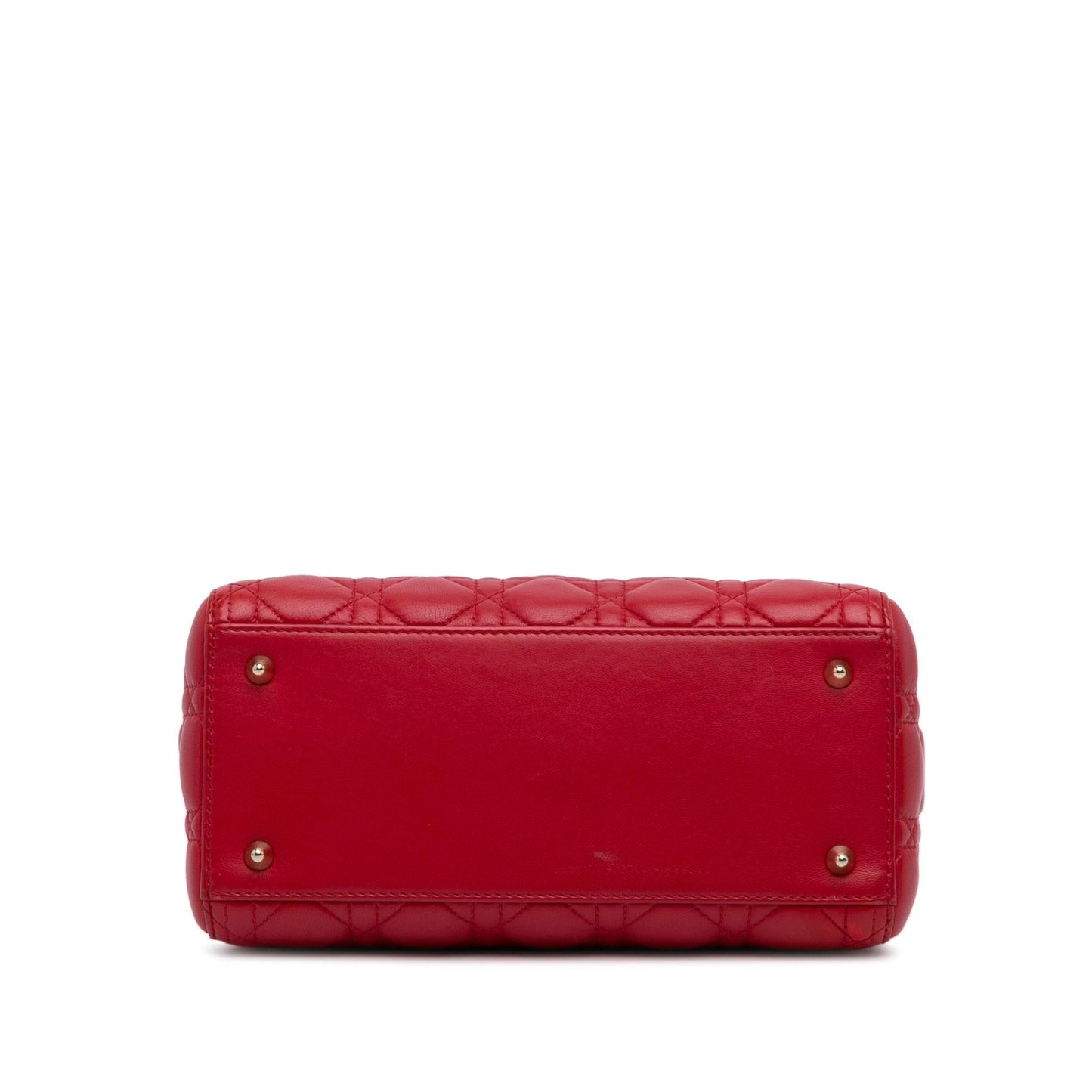 Dior Medium Lambskin Cannage Lady Dior (SHG-2Da655)