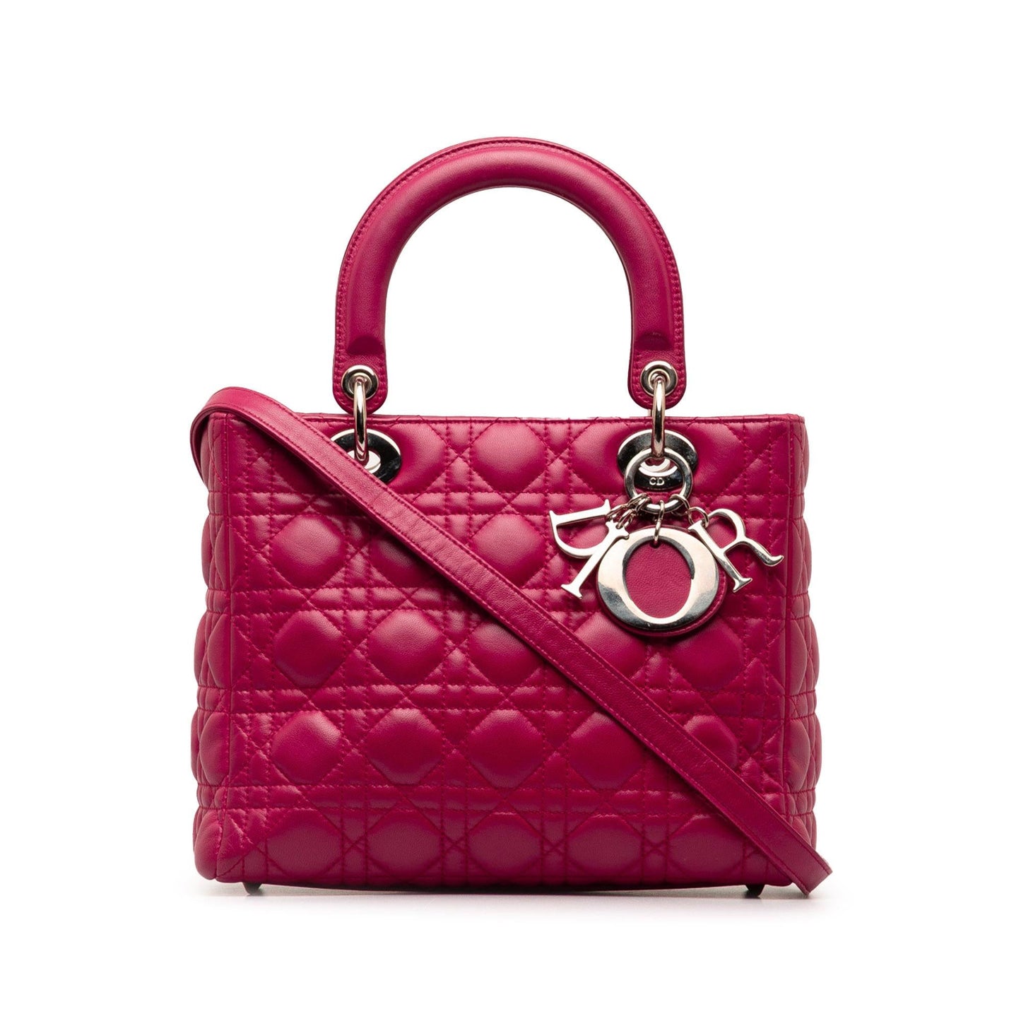 Dior Medium Lambskin Cannage Lady Dior (SHG-b9mFbY)