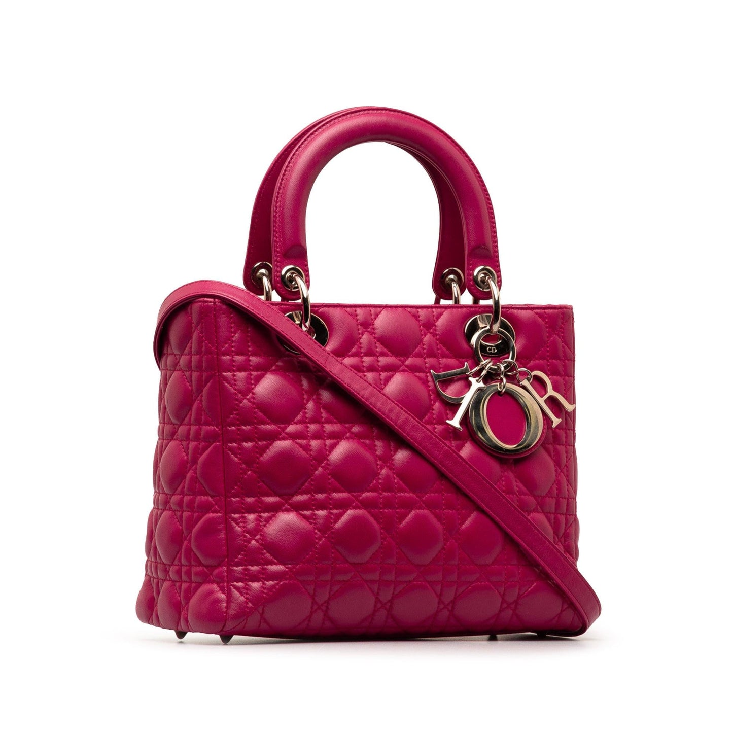 Dior Medium Lambskin Cannage Lady Dior (SHG-b9mFbY)