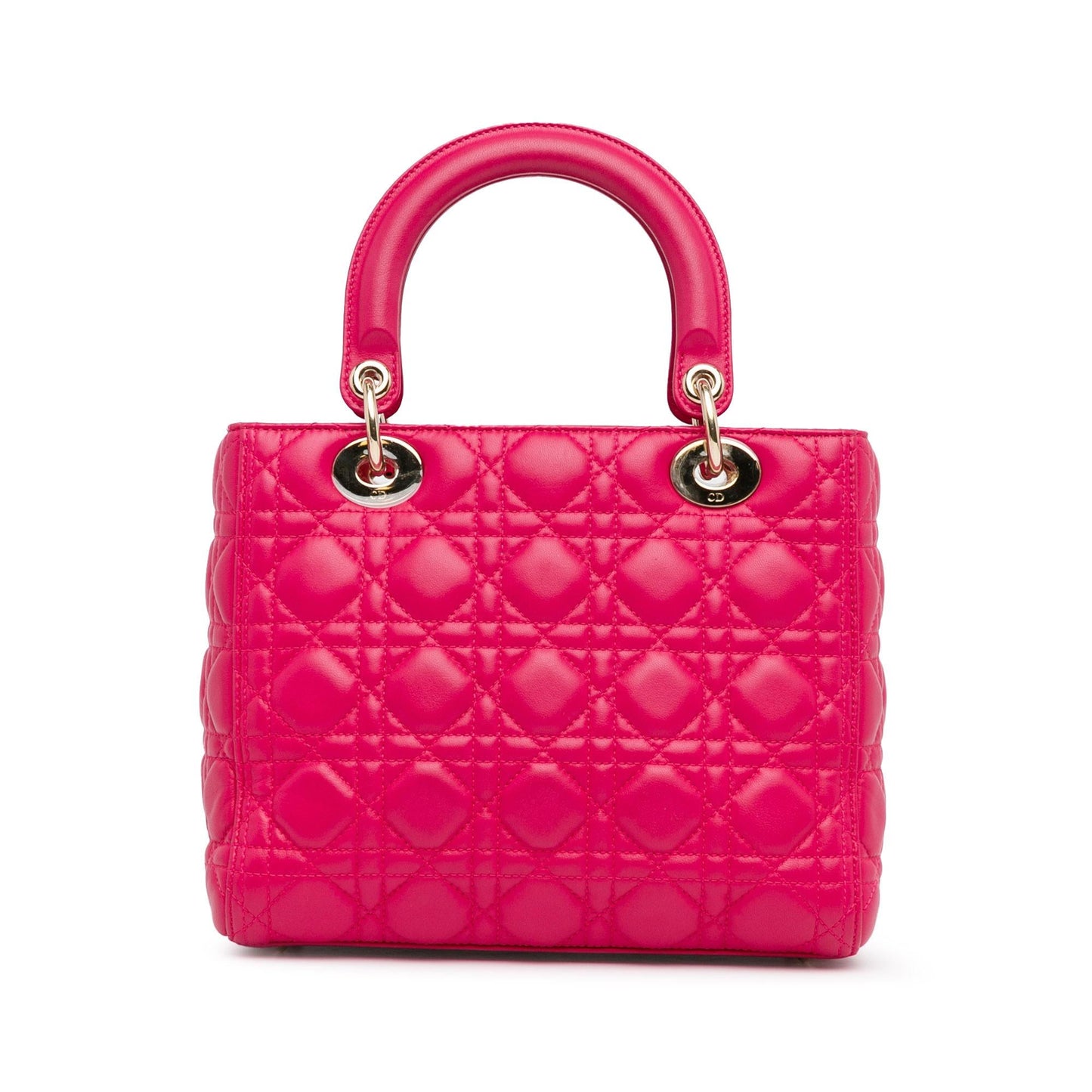 Dior Medium Lambskin Cannage Lady Dior (SHG-Qs5DUy)