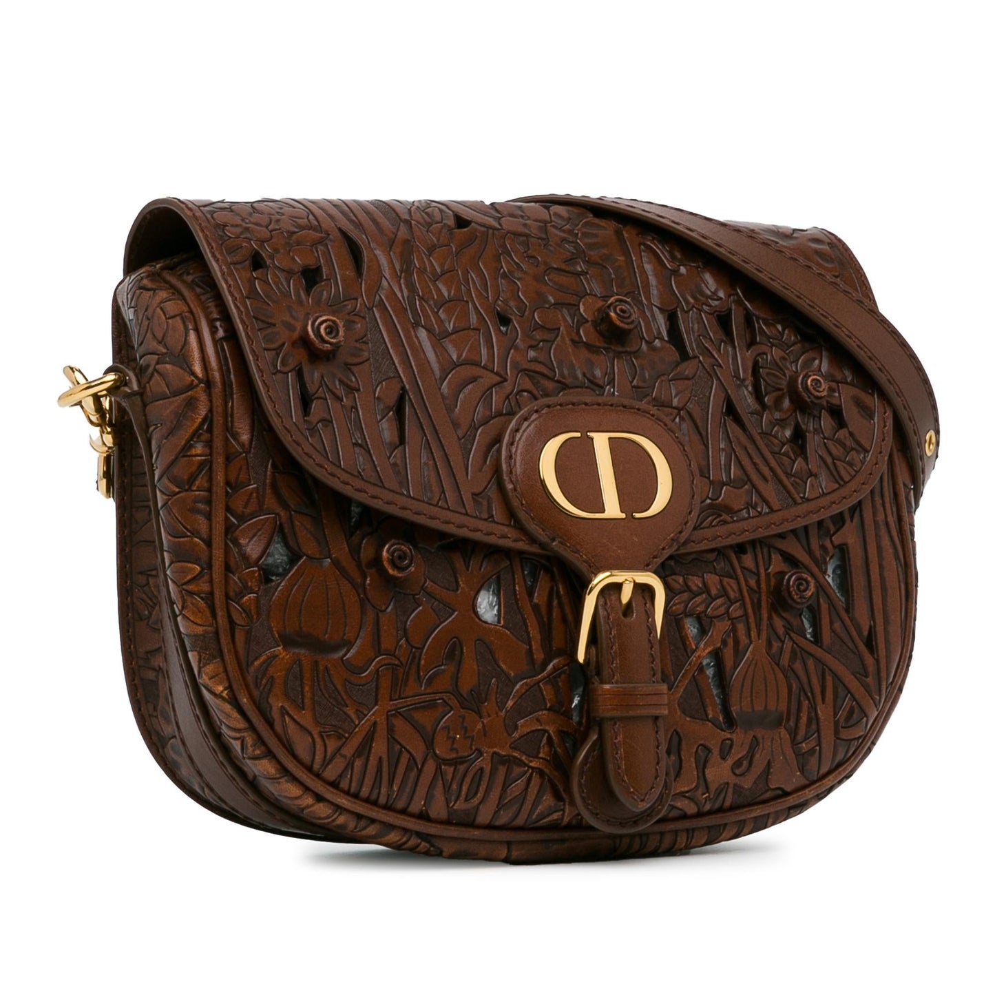 Dior Medium Laser Cut Floral Bobby (SHG-WuA4PN)