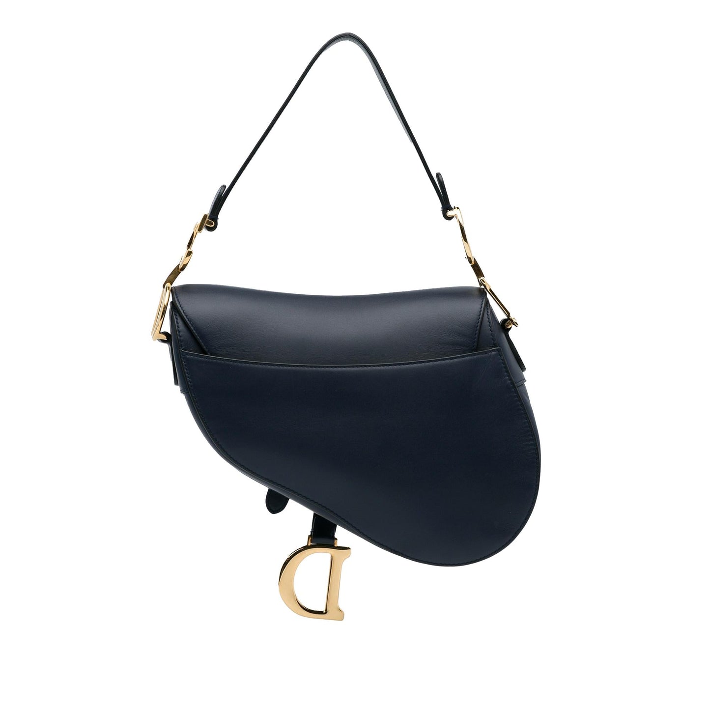 Dior Medium Leather Saddle Bag (SHG-cbSl9t)