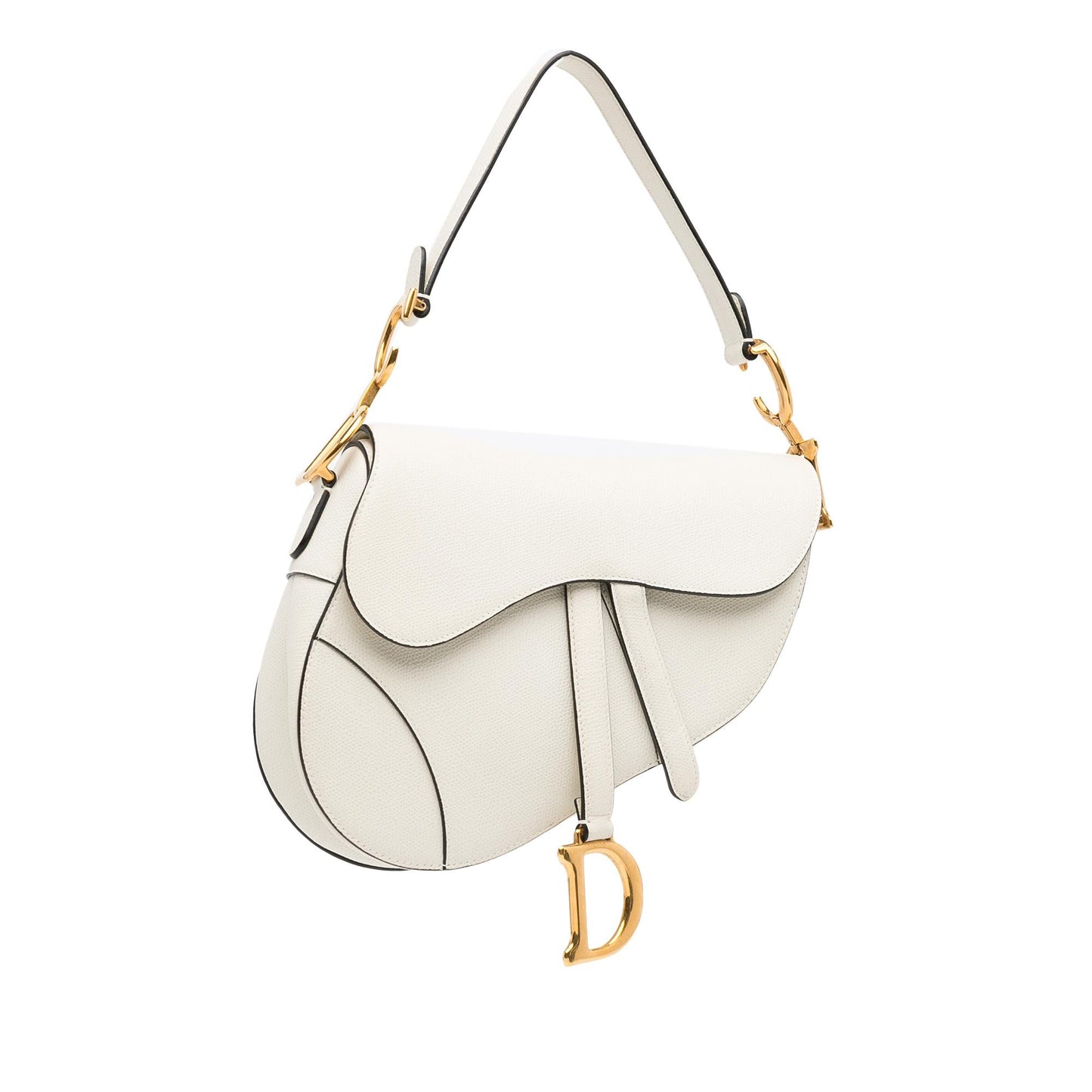 Dior Medium Leather Saddle Bag (SHG-sbq7ak)