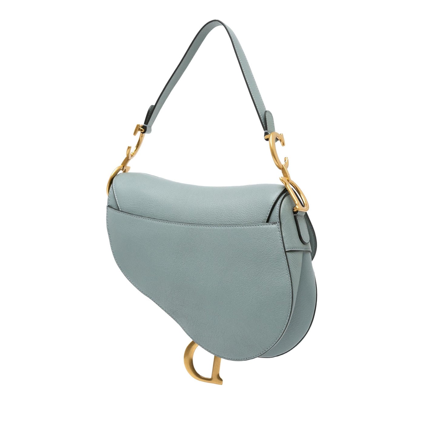 Dior Medium Leather Saddle Bag (SHG-CfHun8)