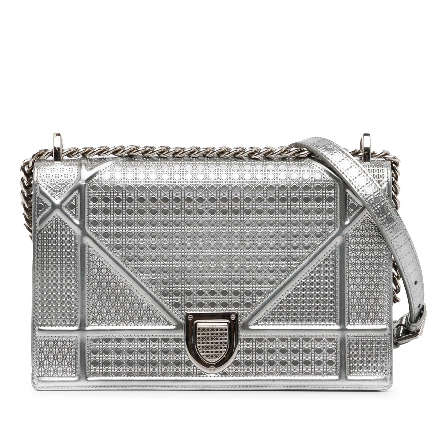 Dior Medium Patent Microcannage Diorama (SHG-ybOsAF)