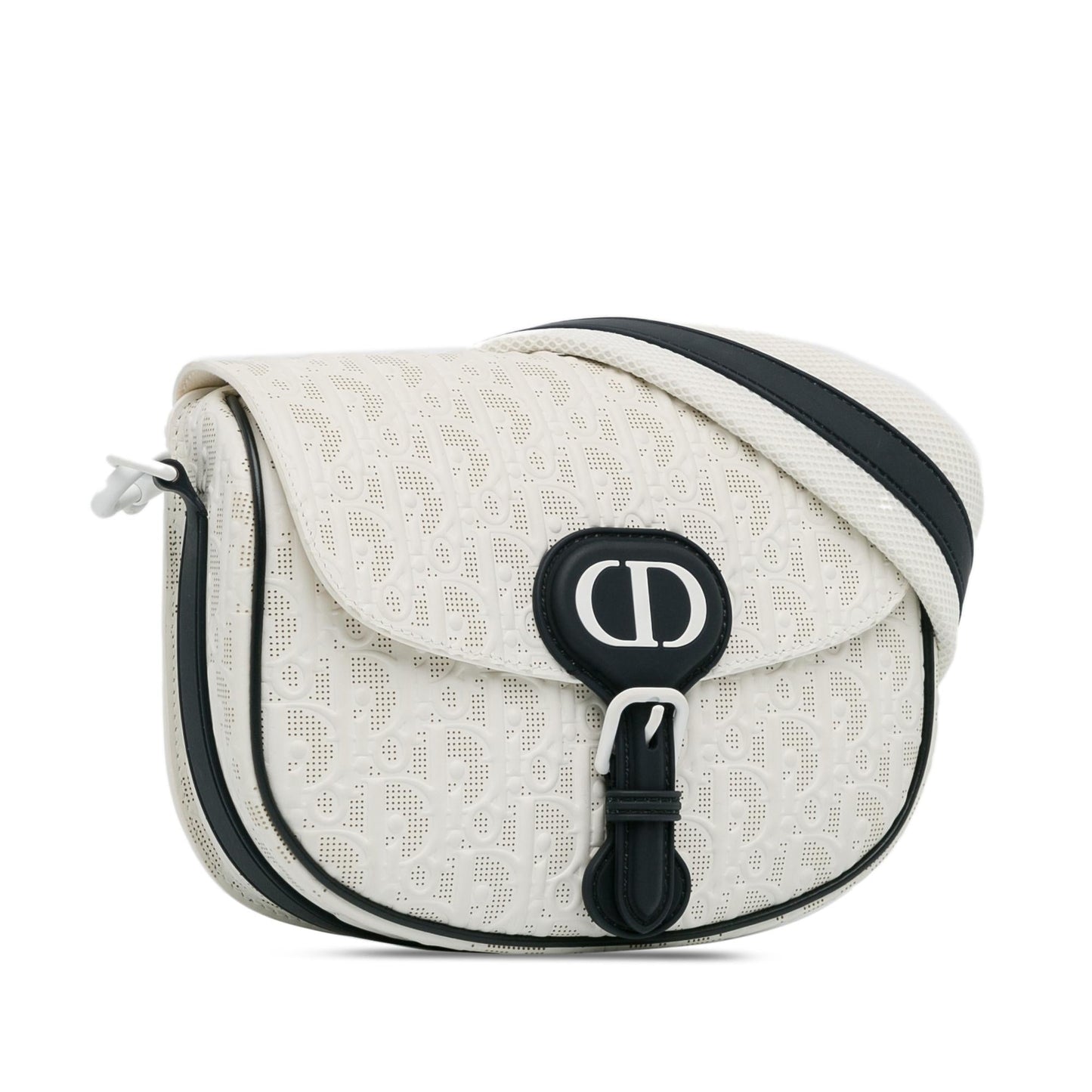 Dior Medium Perforated Calfskin Oblique Bobby Flap (SHG-zL85u9)