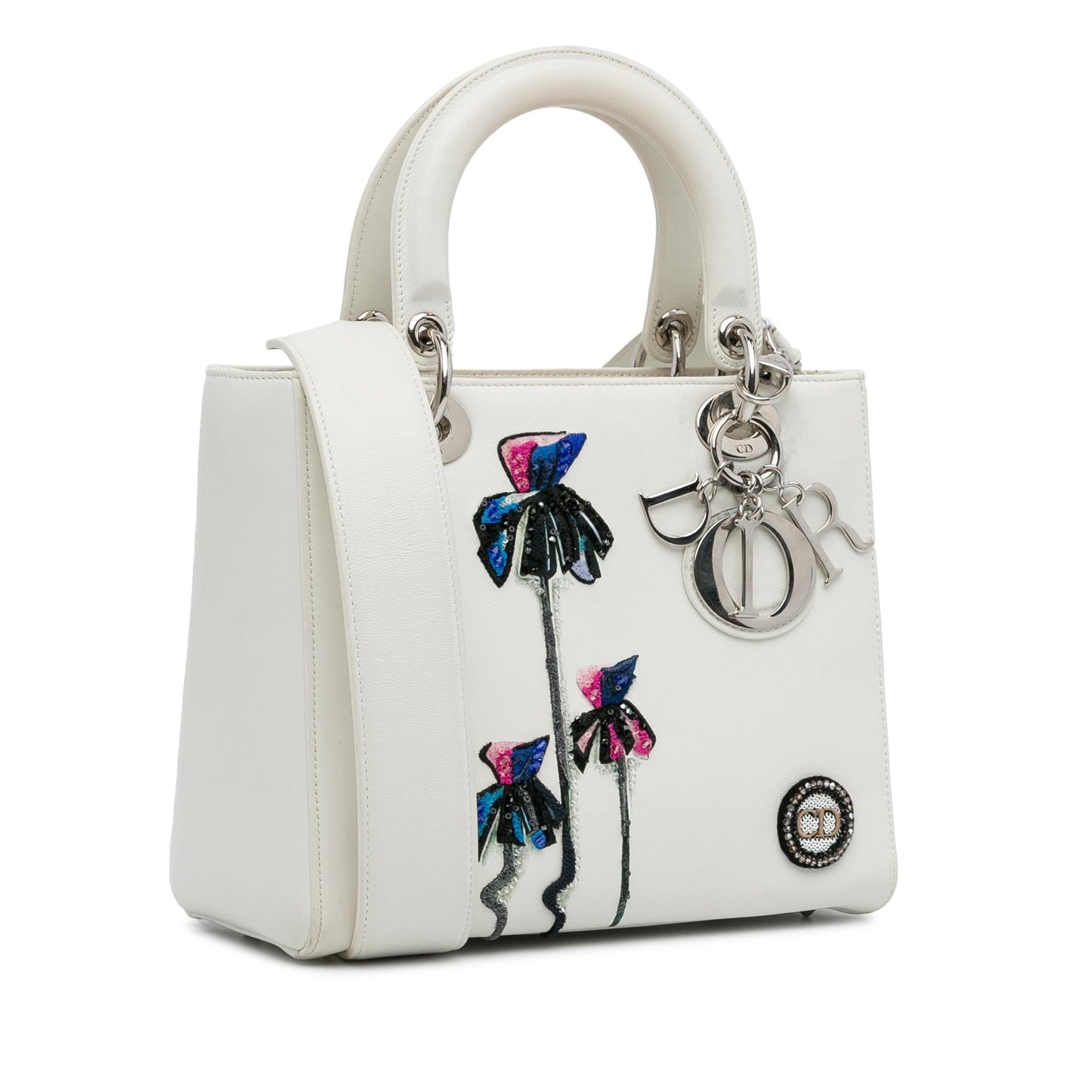 Dior Medium Sequin Embellished Lady Dior (SHG-IrgbdL)