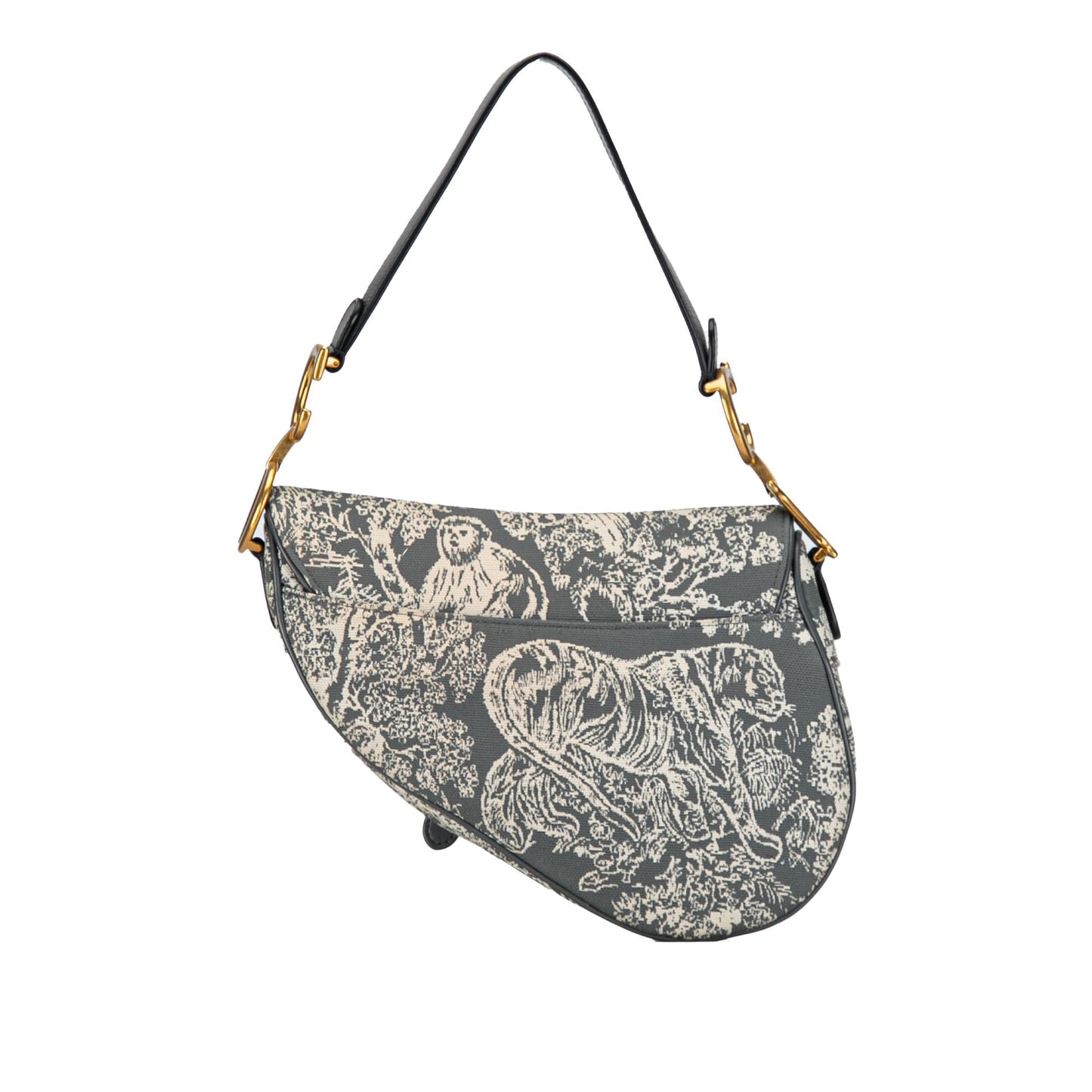 Dior Medium Toile De Jouy Saddle (SHG-zoCJVR)