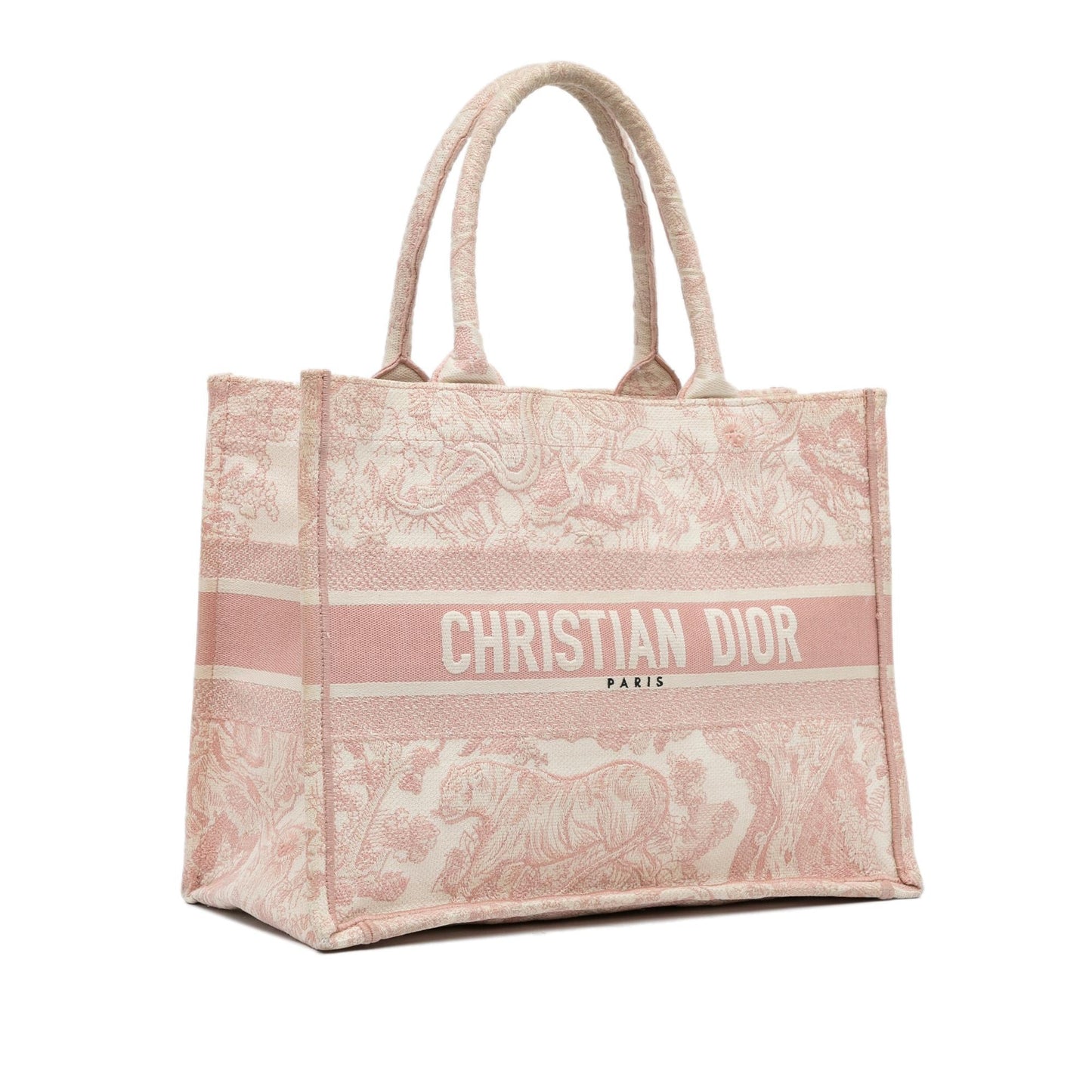 Dior Medium Toile de Jouy Book Tote (SHG-FknGrD)