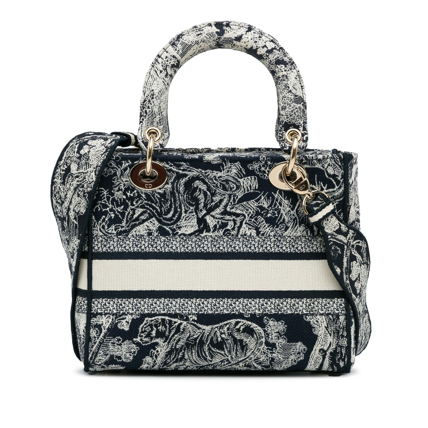 Dior Medium Toile de Jouy Lady D-Lite (SHG-fxD3ux)