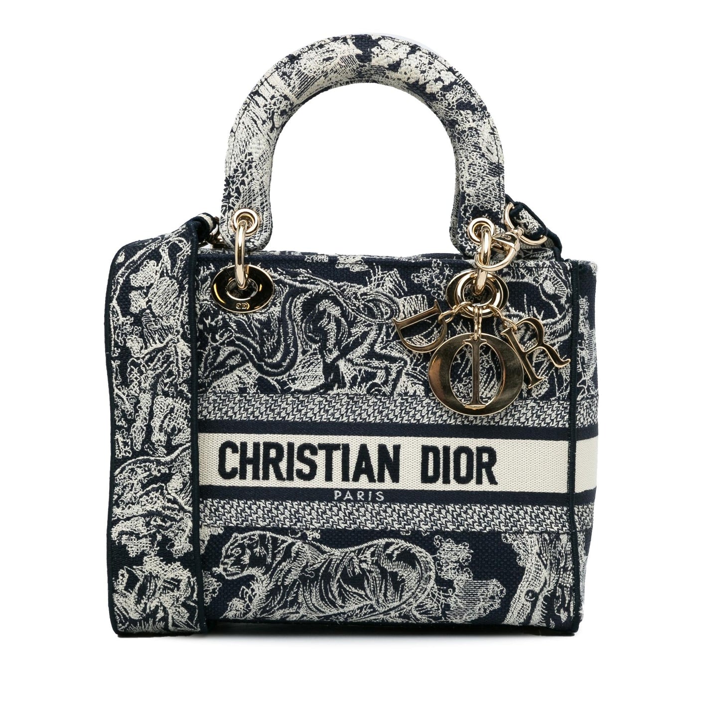 Dior Medium Toile de Jouy Lady D-Lite (SHG-fxD3ux)