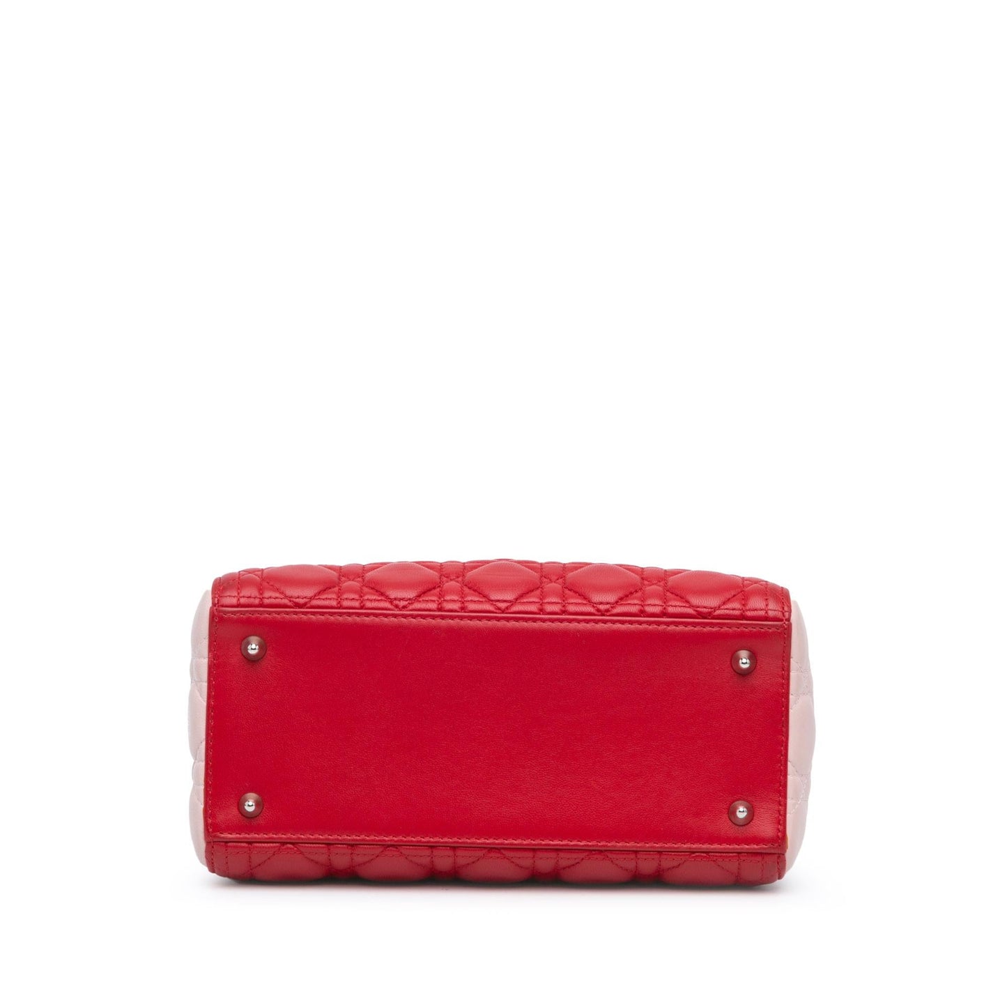 Dior Medium Tricolor Lambskin Cannage Lady Dior (SHG-8M89jk)