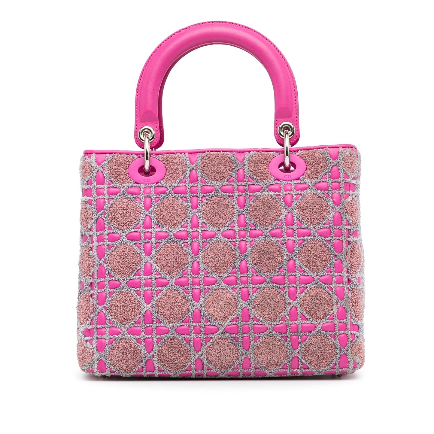 Dior Medium Tweed Cannage Lady Dior (SHG-zlf2rU)