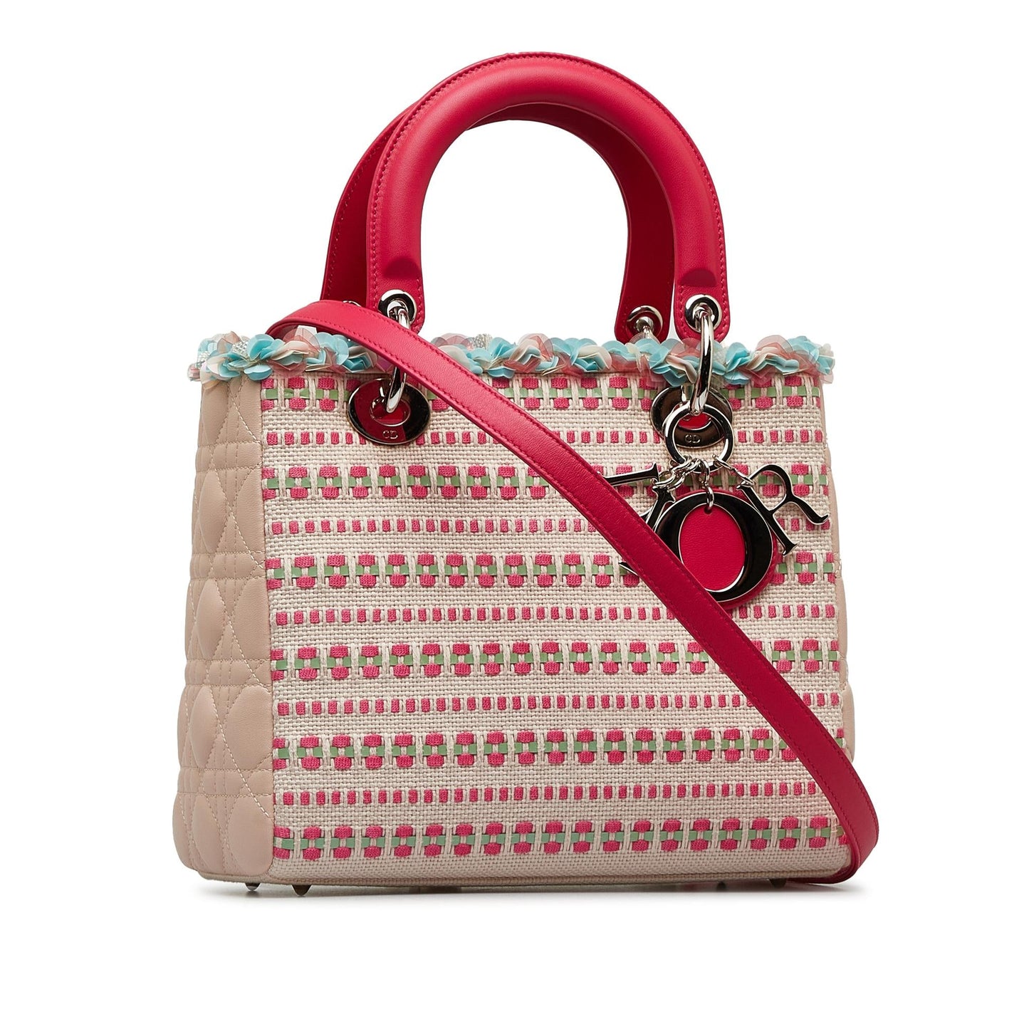 Dior Medium Tweed Lady Dior Satchel (SHG-ZQ8bZF)