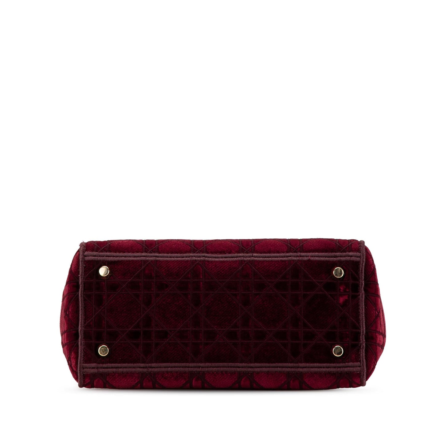 Dior Medium Velvet Cannage Lady D Lite (SHG-vVGDNO)