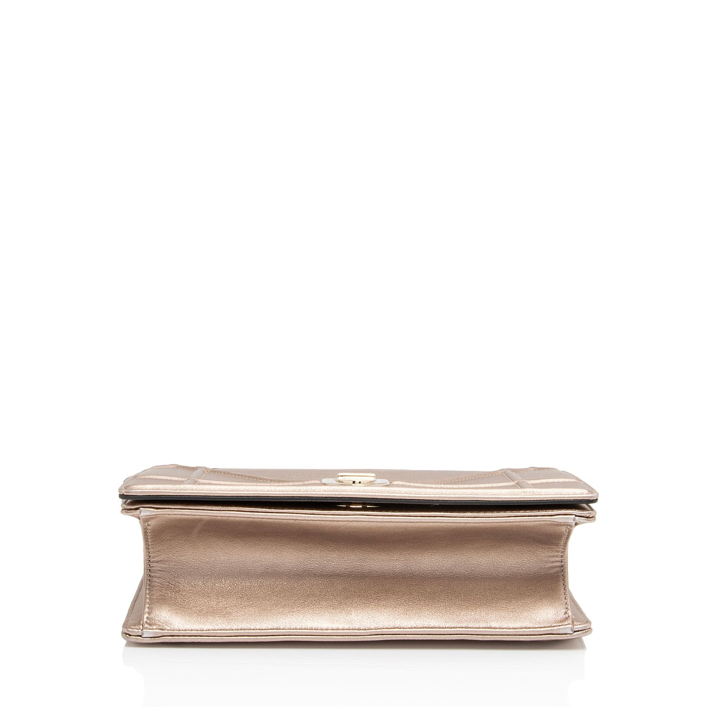 Dior Metallic Calfskin Diorama Medium Shoulder Bag (SHF-PdJzO1)