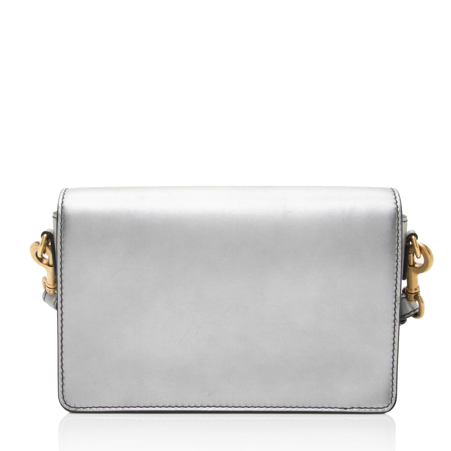 Dior Metallic Grained Calfskin Dio(R)evolution Flap Bag (SHF-d0R0IT)