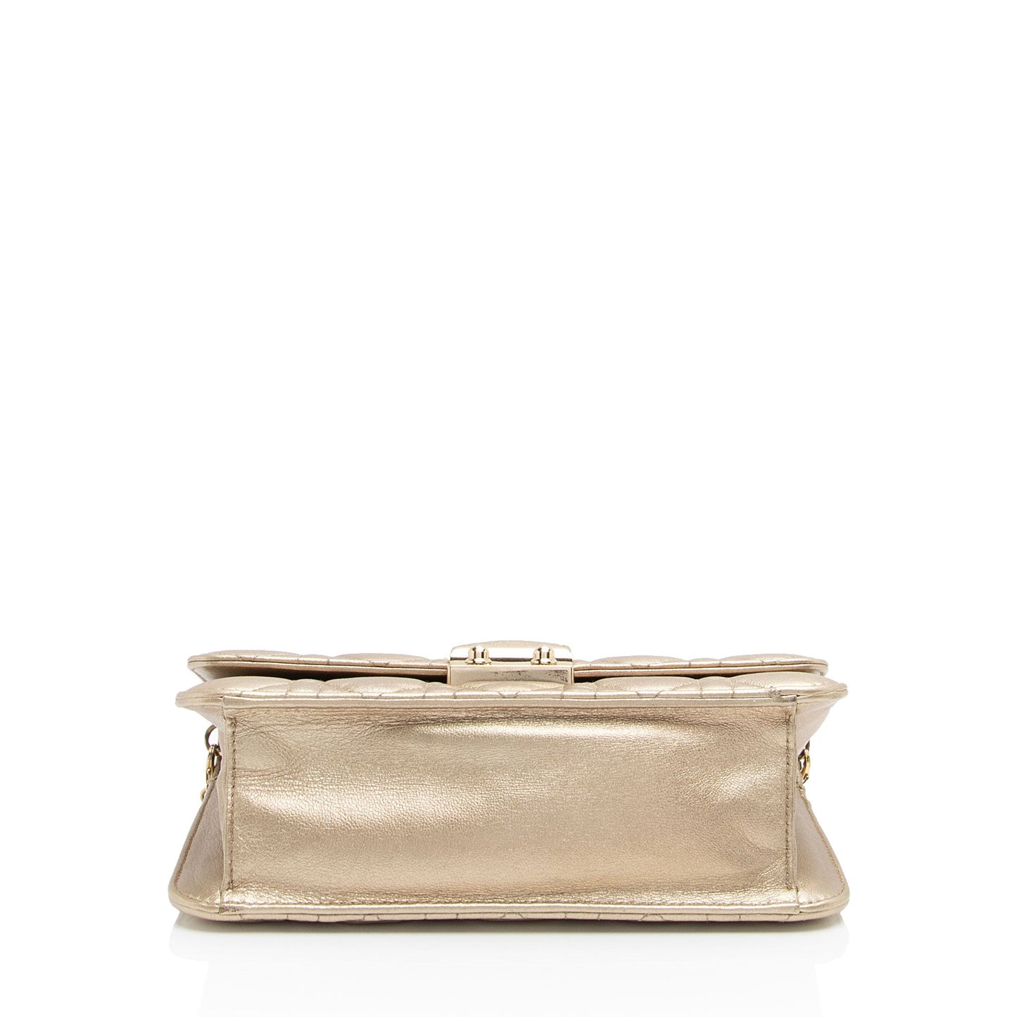 Dior Metallic Lambskin Cannage Miss Dior Promenade Crossbody (SHF-79db0Q)