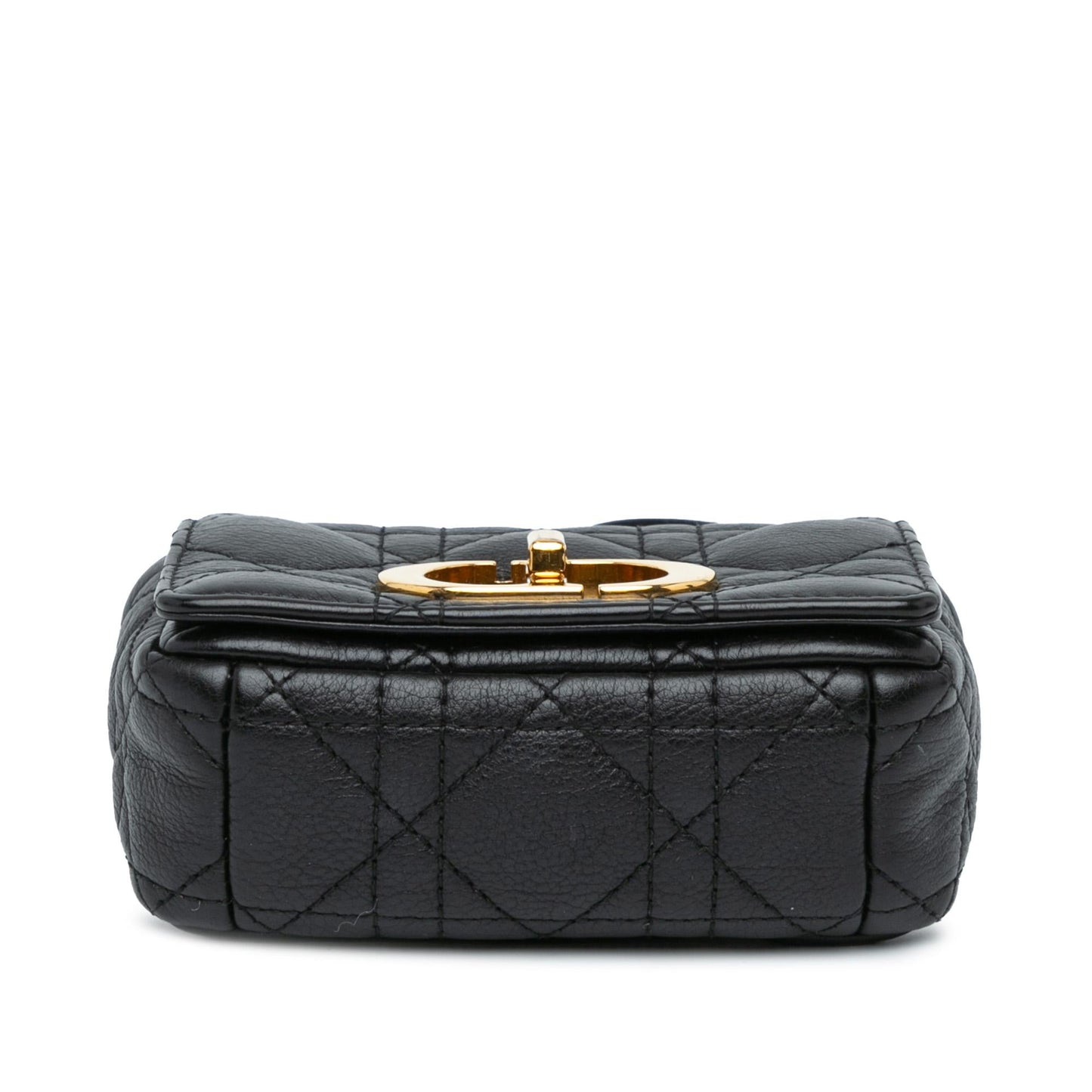 Dior Micro Supple Calfskin Cannage Caro Bag (SHG-5y6FE7)