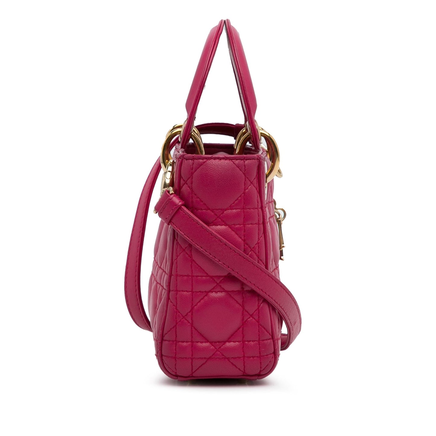 Dior Mini Lambskin Cannage Lady Dior (SHG-hmS7oy)