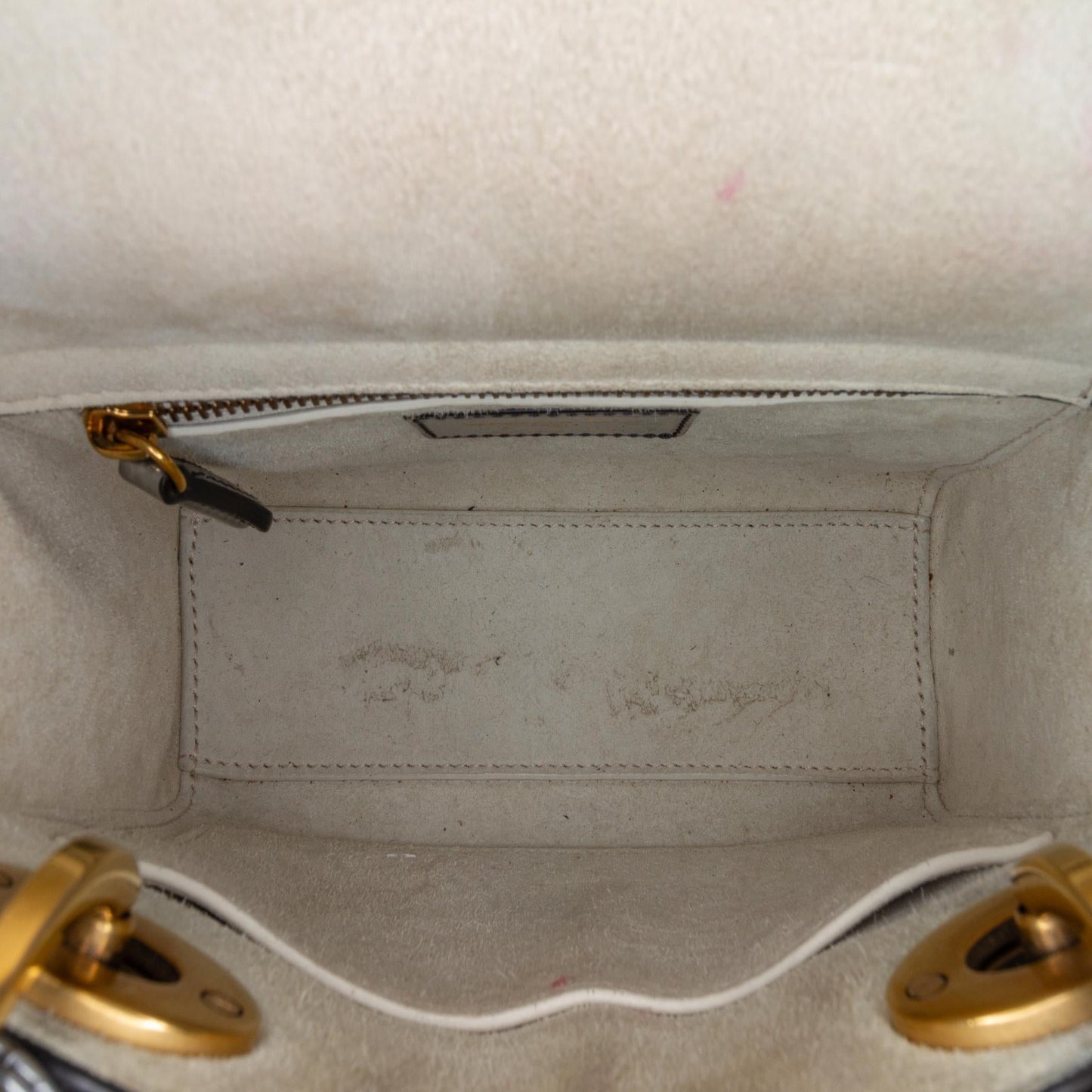 Dior Mini Metallic Glazed Calfskin Lady Dior (SHG-EIJVej)