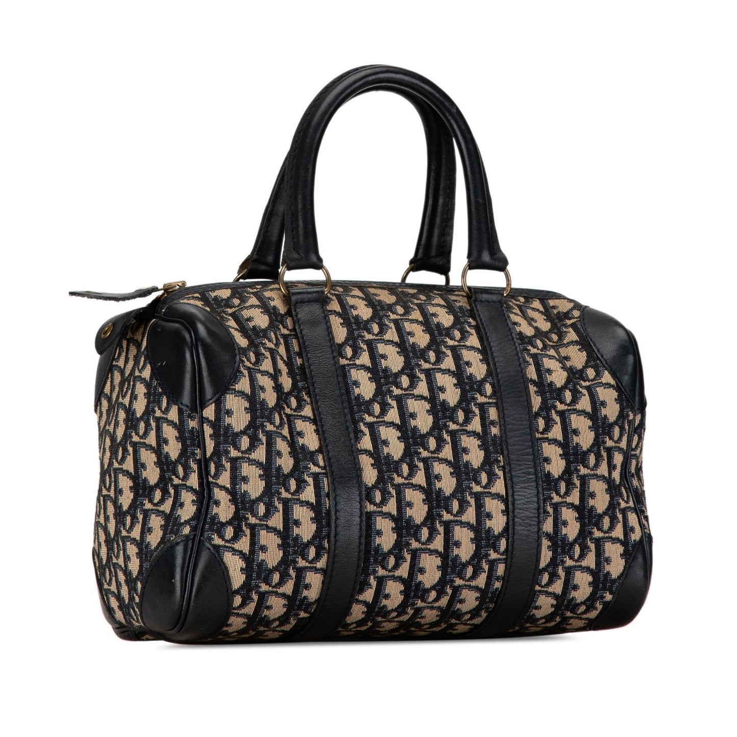 Dior Oblique Canvas Trotter Boston Bag (SHG-PIbsgz)