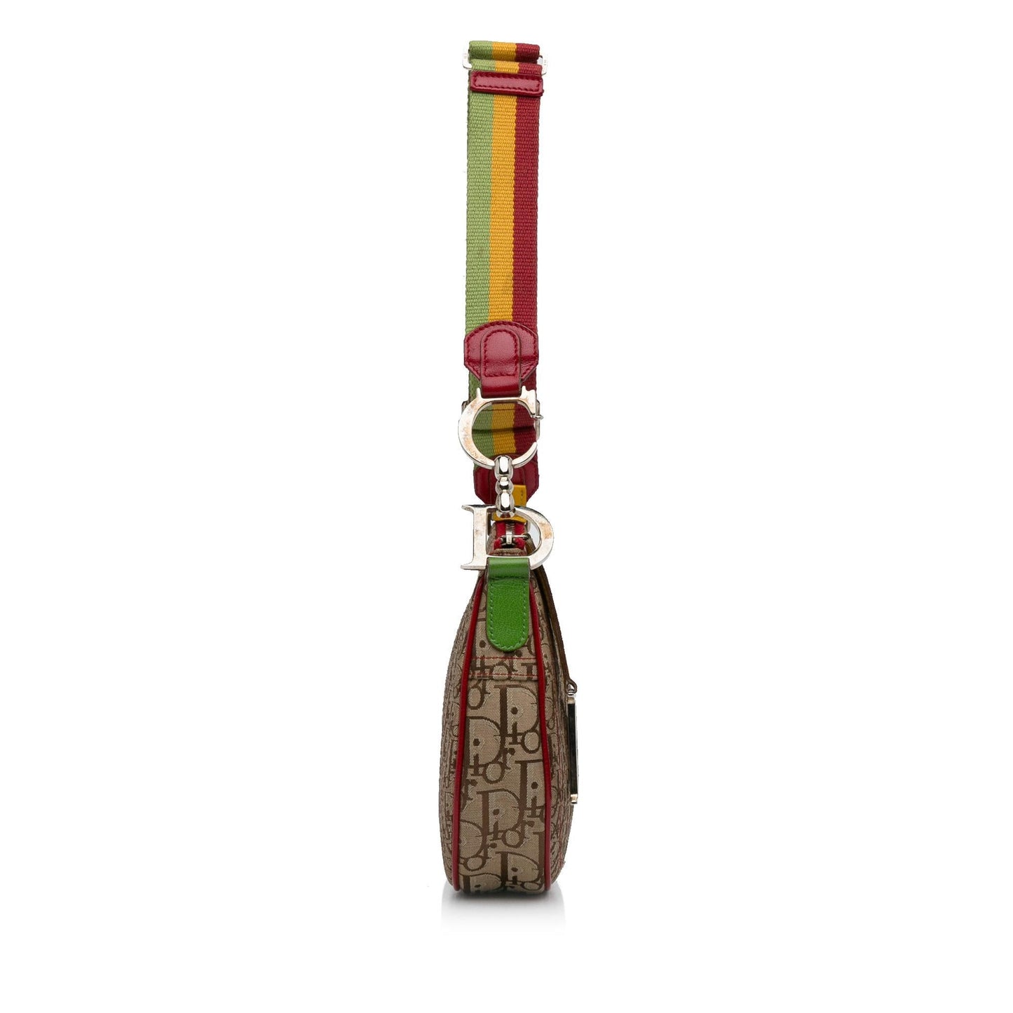 Dior Oblique Rasta Saddle Crossbody Bag (SHG-pMyYBN)