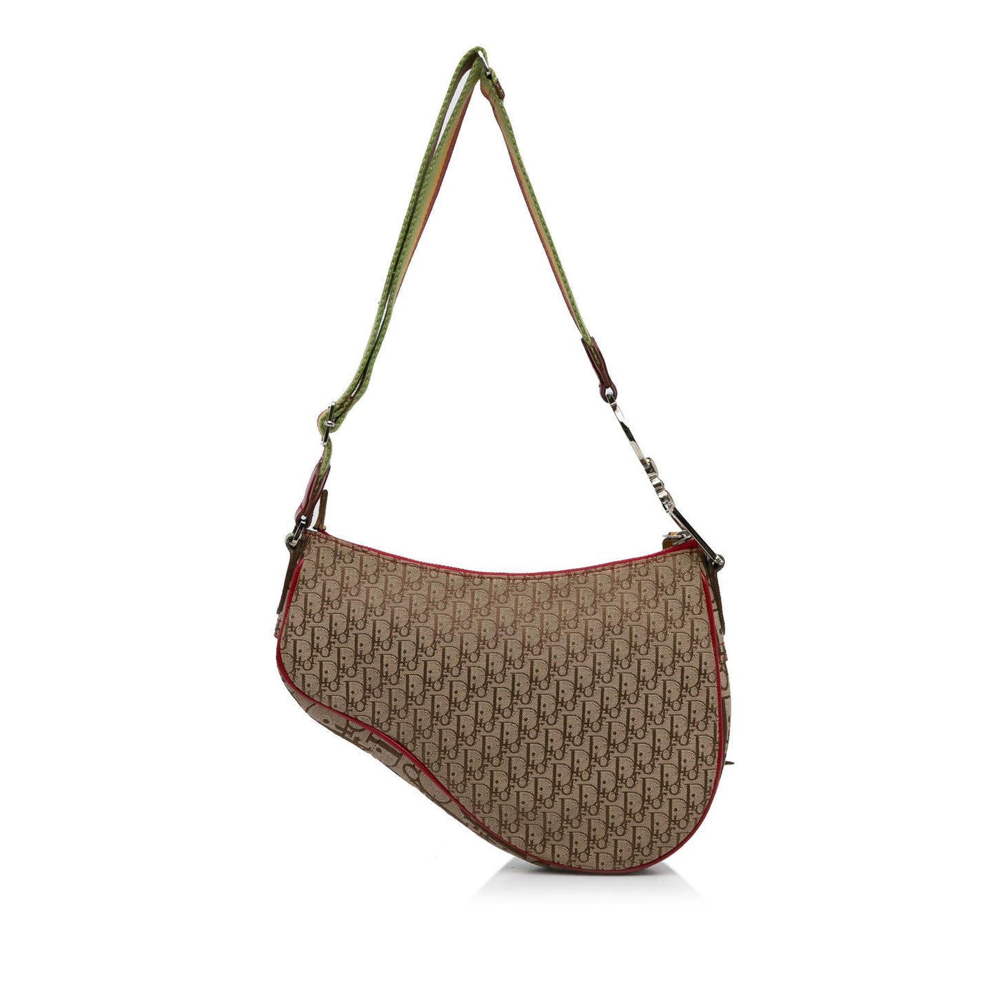Dior Oblique Rasta Saddle Crossbody Bag (SHG-pMyYBN)