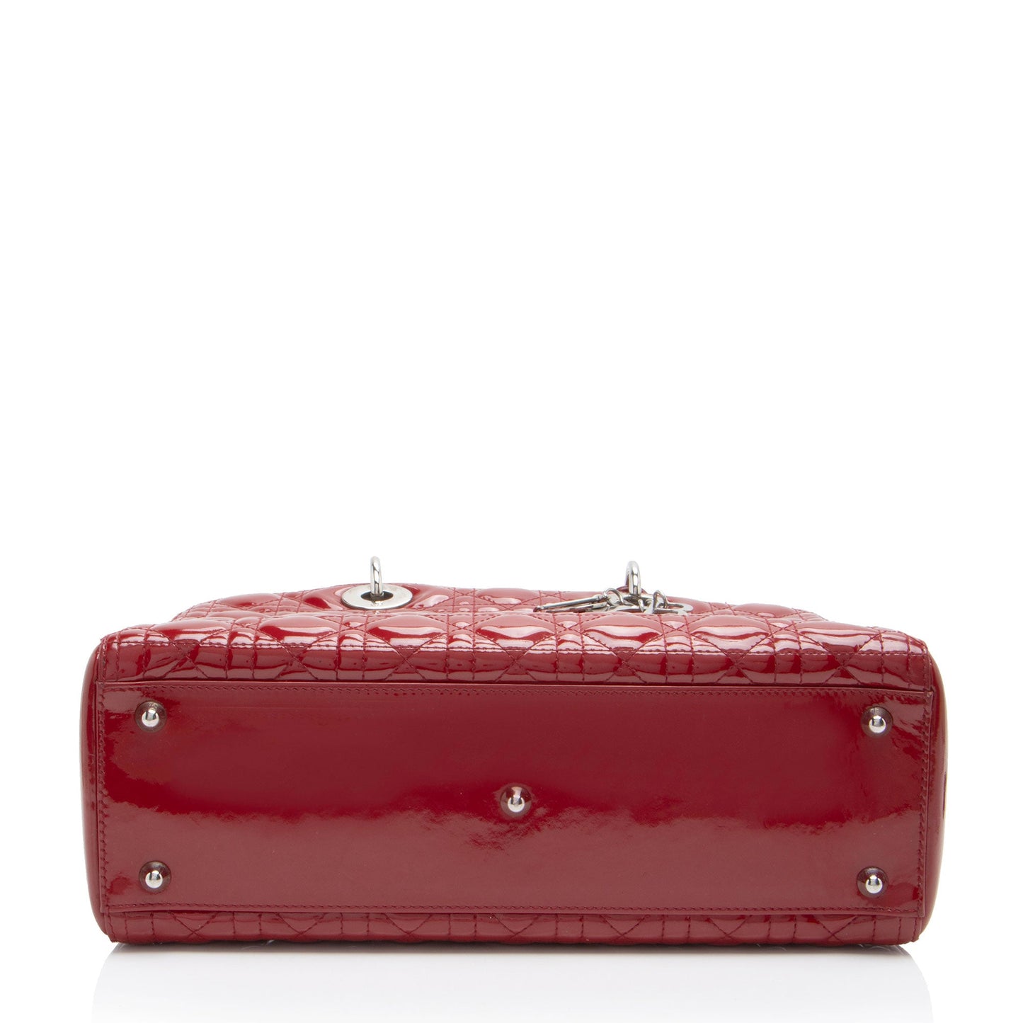 Dior Patent Leather Lady Dior Large Tote (SHF-lUu7jb)
