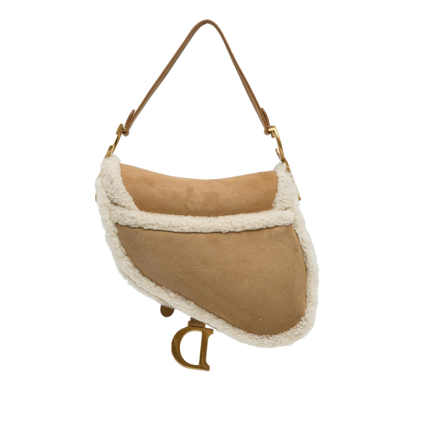 Dior Shearling Saddle Bag (SHG-BhW2DC)